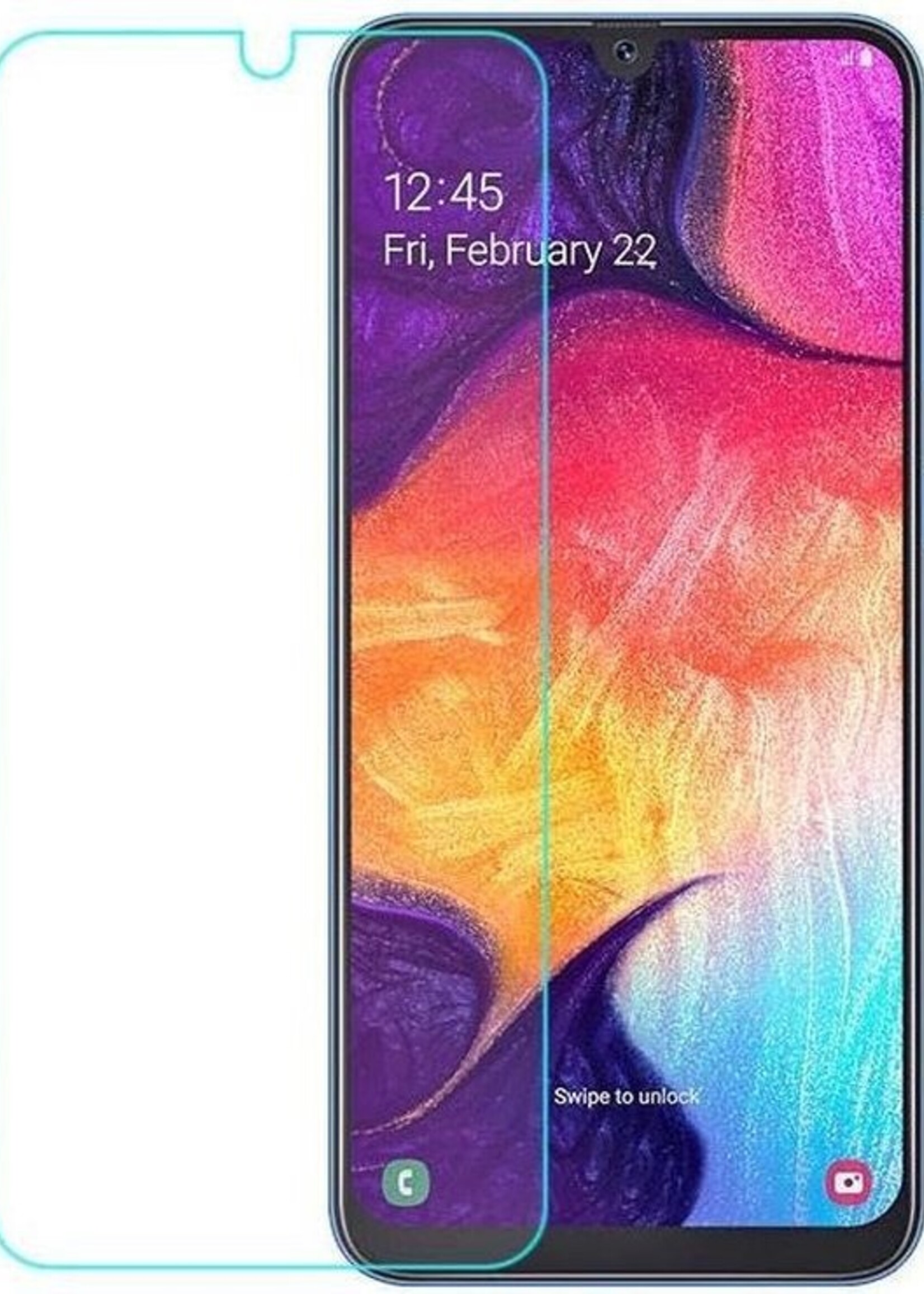 BTH Screenprotector Geschikt voor Samsung Galaxy A50 Screenprotector Glas Gehard Tempered Glass - Screenprotector Geschikt voor Samsung A50 Screen Protector Screen Cover