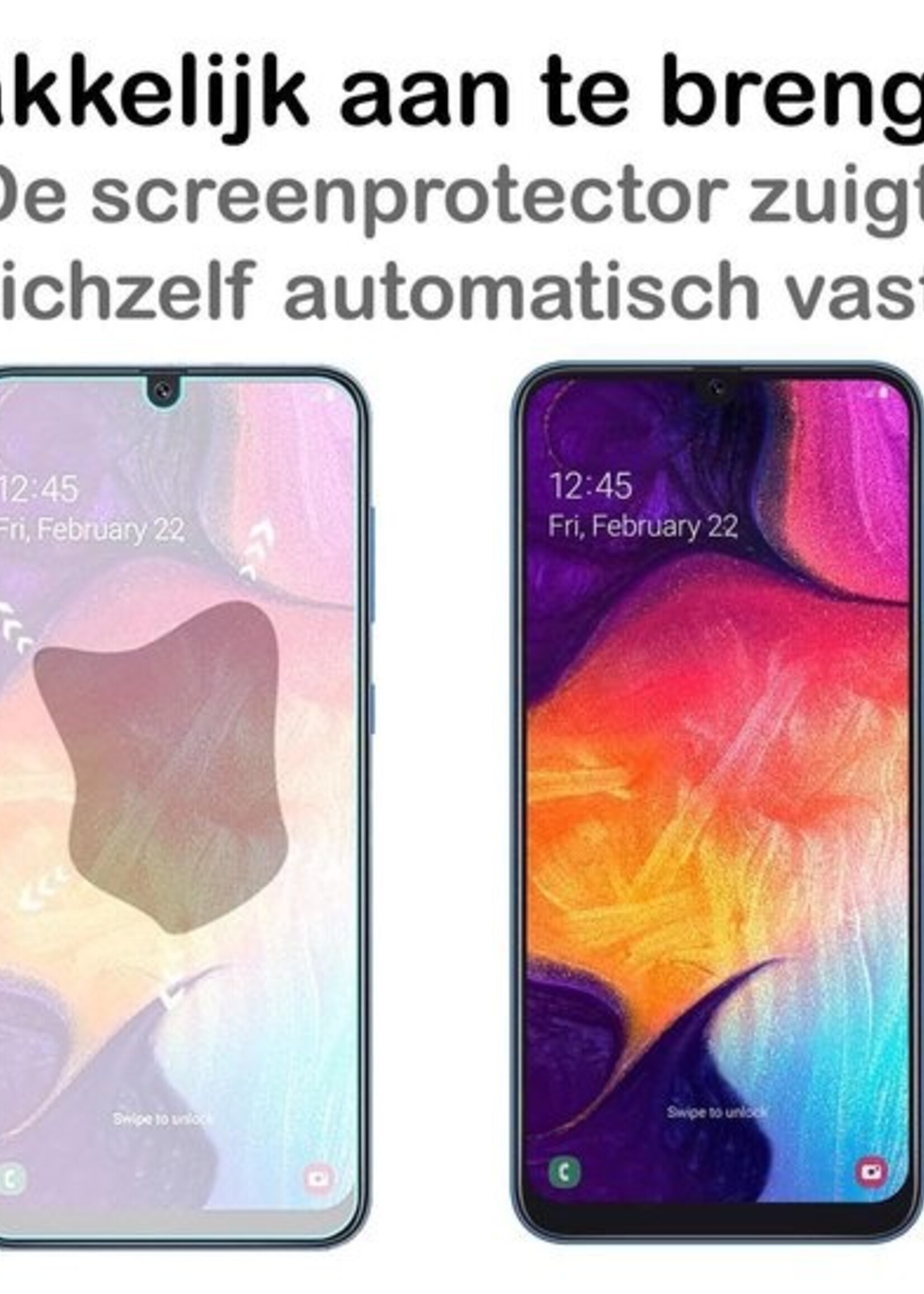 BTH Screenprotector Geschikt voor Samsung Galaxy A50 Screenprotector Glas Gehard Tempered Glass - Screenprotector Geschikt voor Samsung A50 Screen Protector Screen Cover