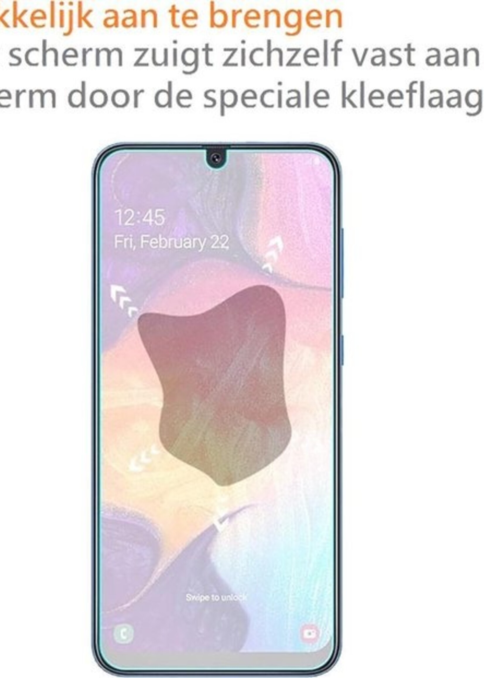 BTH Screenprotector Geschikt voor Samsung Galaxy A50 Screenprotector Glas Gehard Tempered Glass - Screenprotector Geschikt voor Samsung A50 Screen Protector Screen Cover - 2 PACK