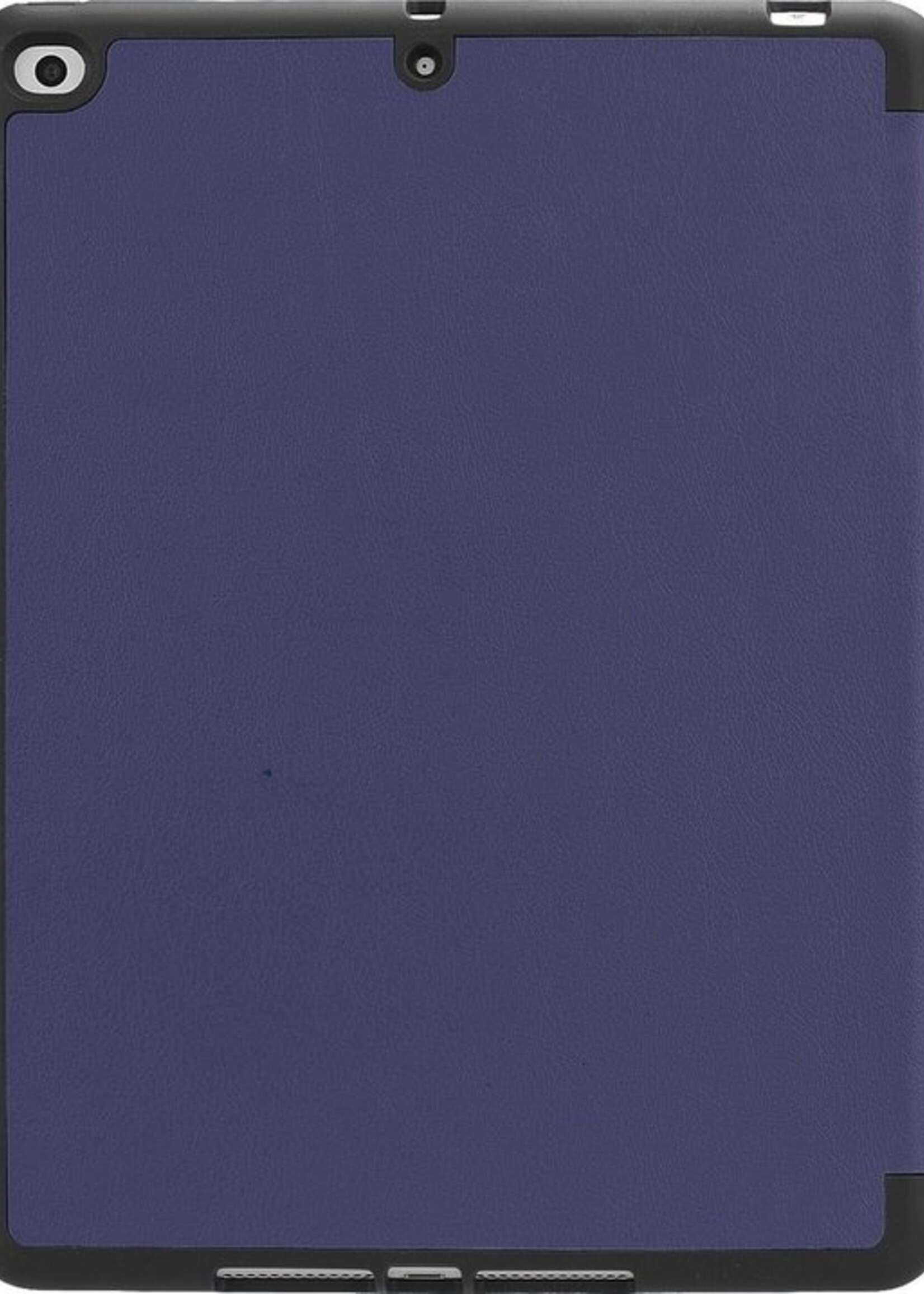 BTH Hoes Geschikt voor iPad Air 1/2 / Pro 9.7 / 2017/2018 Hoes Book Case Hoesje Trifold Cover - Hoesje Geschikt voor iPad Air 1/2 / Pro 9.7 / 5/6 Hoesje Bookcase - Blauw