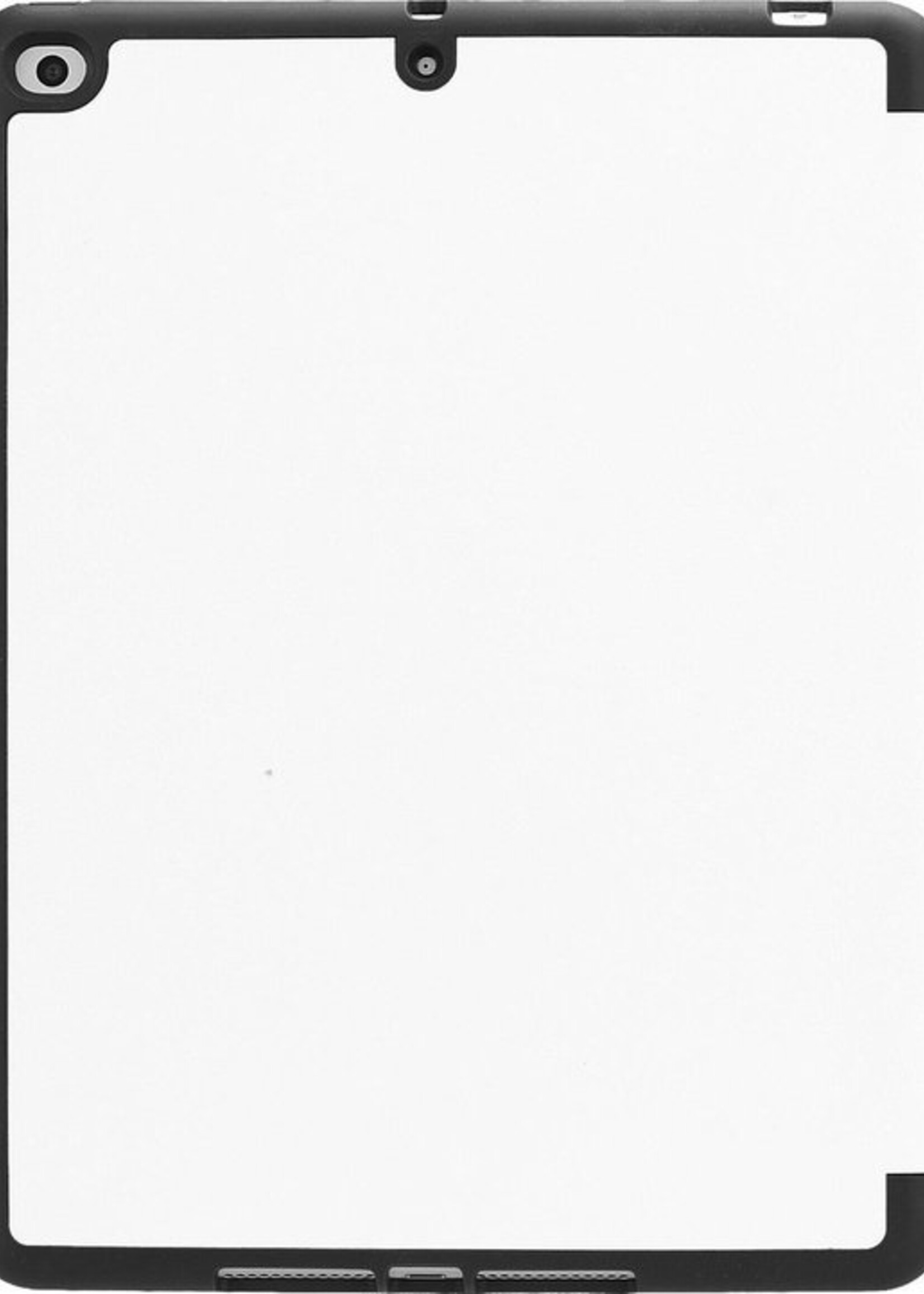 BTH Hoes Geschikt voor iPad Air 1/2 / Pro 9.7 / 2017/2018 Hoes Book Case Hoesje Trifold Cover - Hoesje Geschikt voor iPad Air 1/2 / Pro 9.7 / 5/6 Hoesje Bookcase - Wit