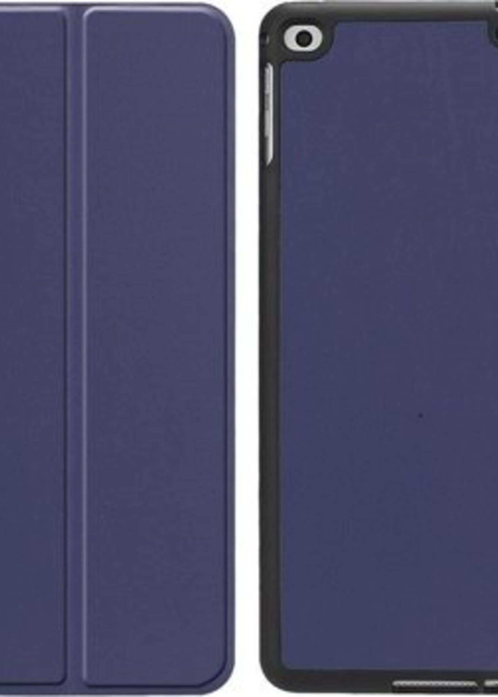 BTH Hoes Geschikt voor iPad Air 1 Hoes Book Case Hoesje Trifold Cover - Hoesje Geschikt voor iPad 6 Hoesje Bookcase - Blauw