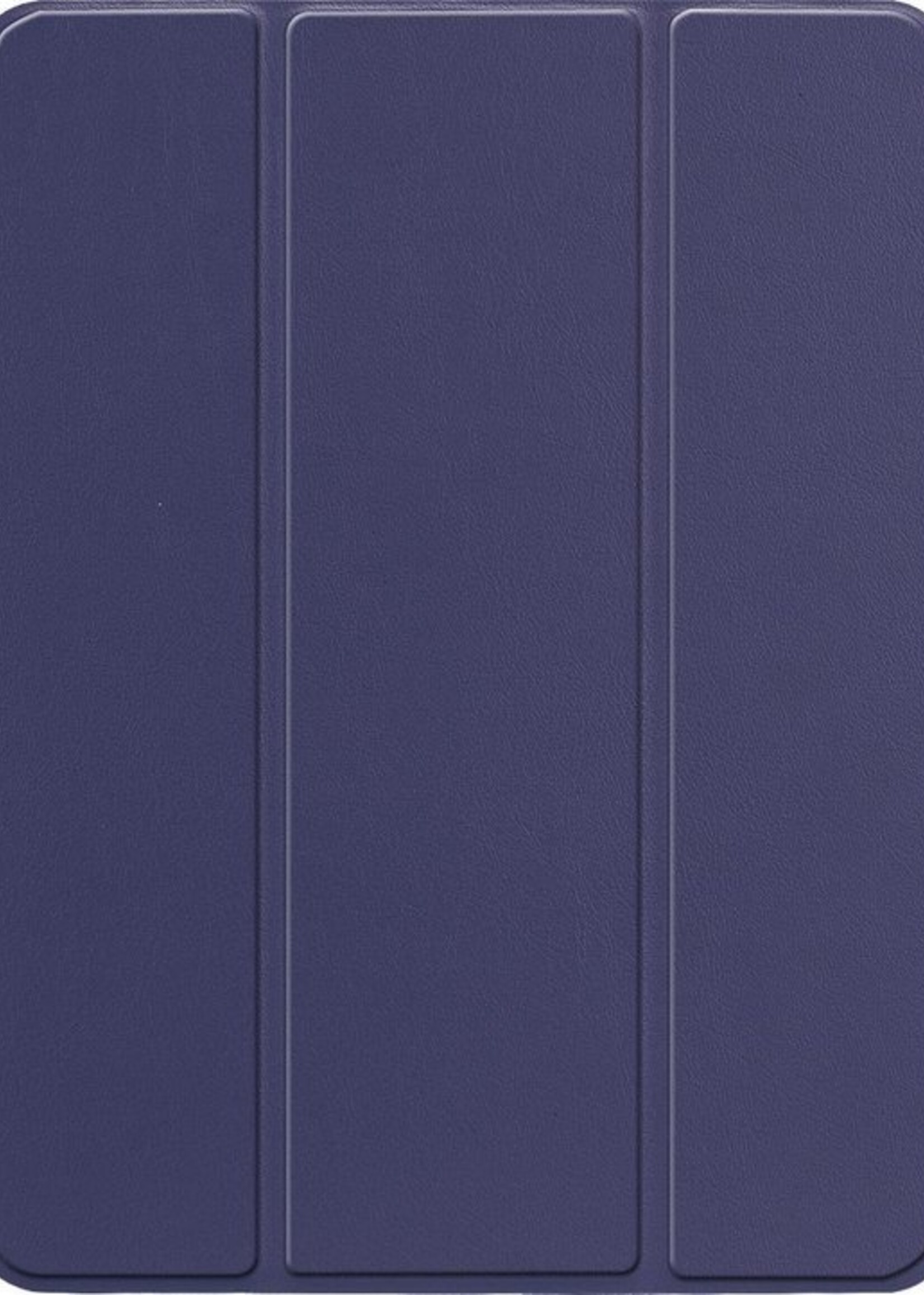 BTH Hoes Geschikt voor iPad Air 1 Hoes Book Case Hoesje Trifold Cover - Hoesje Geschikt voor iPad 6 Hoesje Bookcase - Blauw