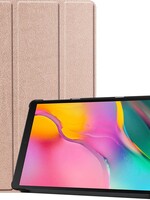 BTH BTH iPad Air 1 Hoesje Book Case Tri-fold Smart Cover Hoes - Rosé Goud