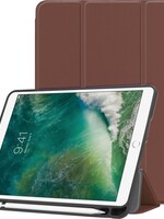 BTH BTH iPad Air 1 Hoesje Book Case Tri-fold Smart Cover Hoes - Bruin
