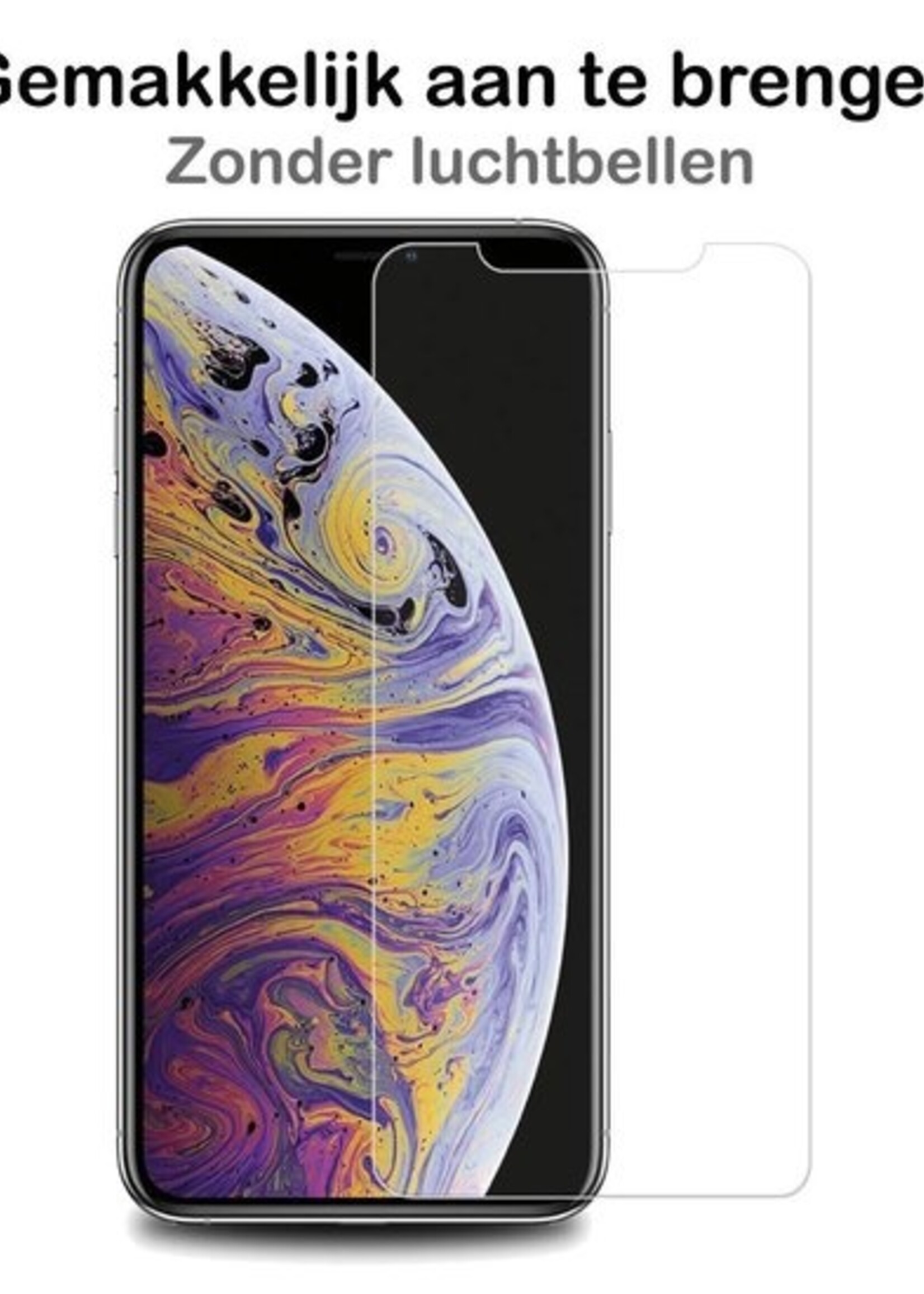 BTH Screenprotector Geschikt voor iPhone XR Screenprotector Glas Gehard Tempered Glass - Screenprotector Geschikt voor iPhone XR Screen Protector Screen Cover - 2 PACK