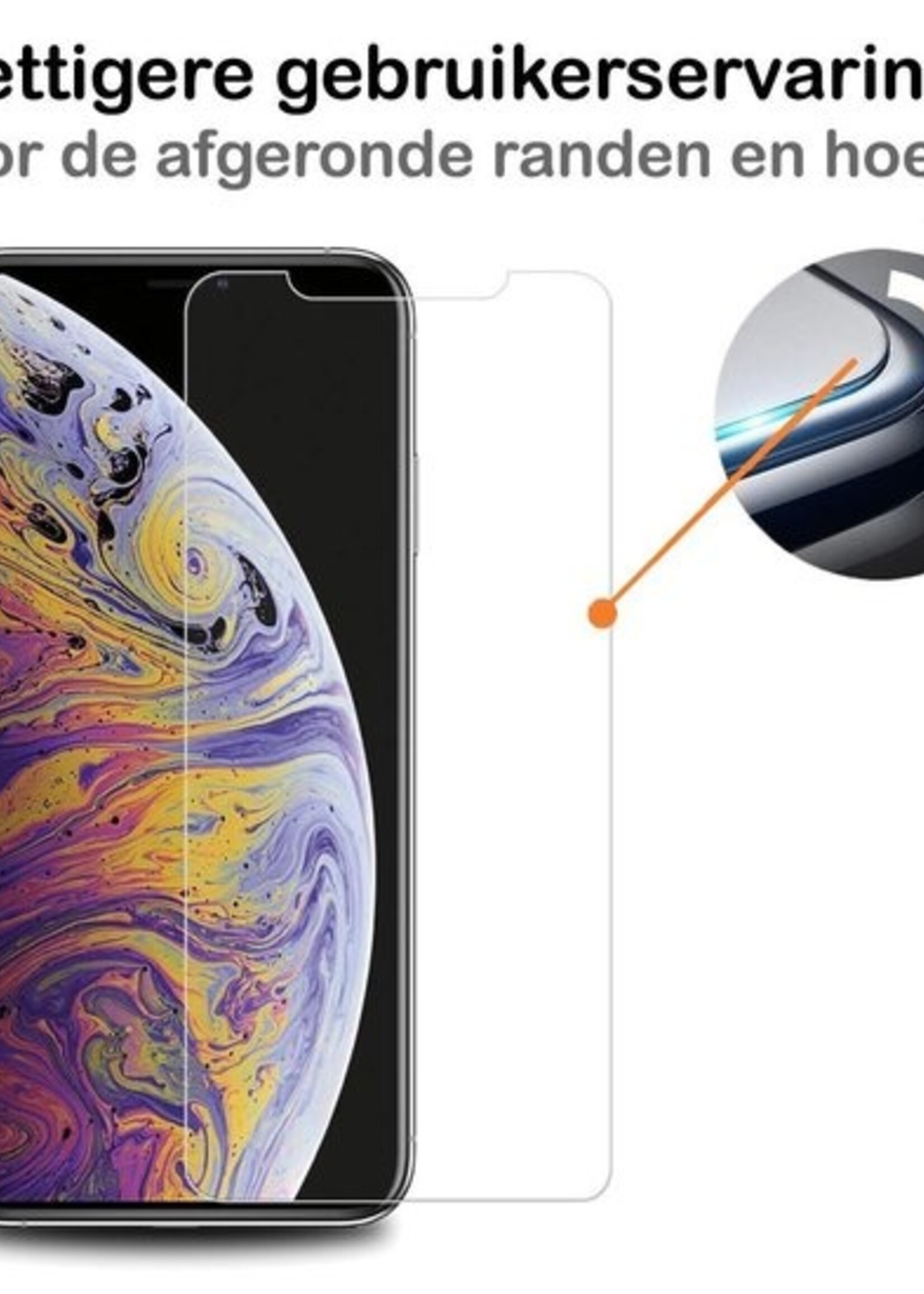 BTH Screenprotector Geschikt voor iPhone Xs Max Screenprotector Glas Gehard Tempered Glass - Screenprotector Geschikt voor iPhone Xs Max Screen Protector Screen Cover - 2 PACK