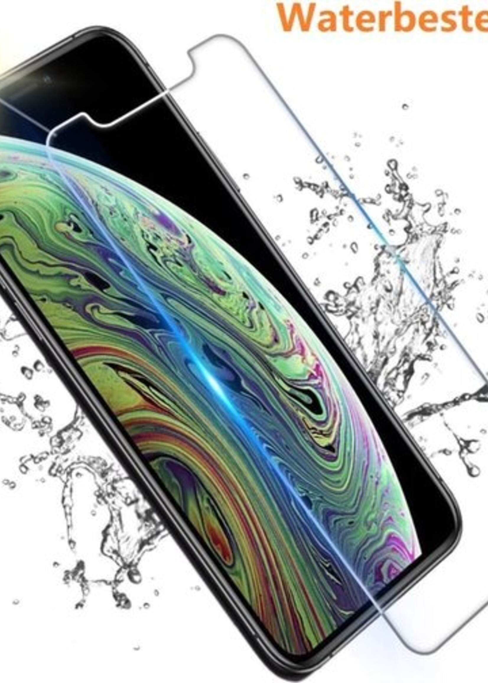 BTH Screenprotector Geschikt voor iPhone Xs Max Screenprotector Glas Gehard Tempered Glass - Screenprotector Geschikt voor iPhone Xs Max Screen Protector Screen Cover - 2 PACK