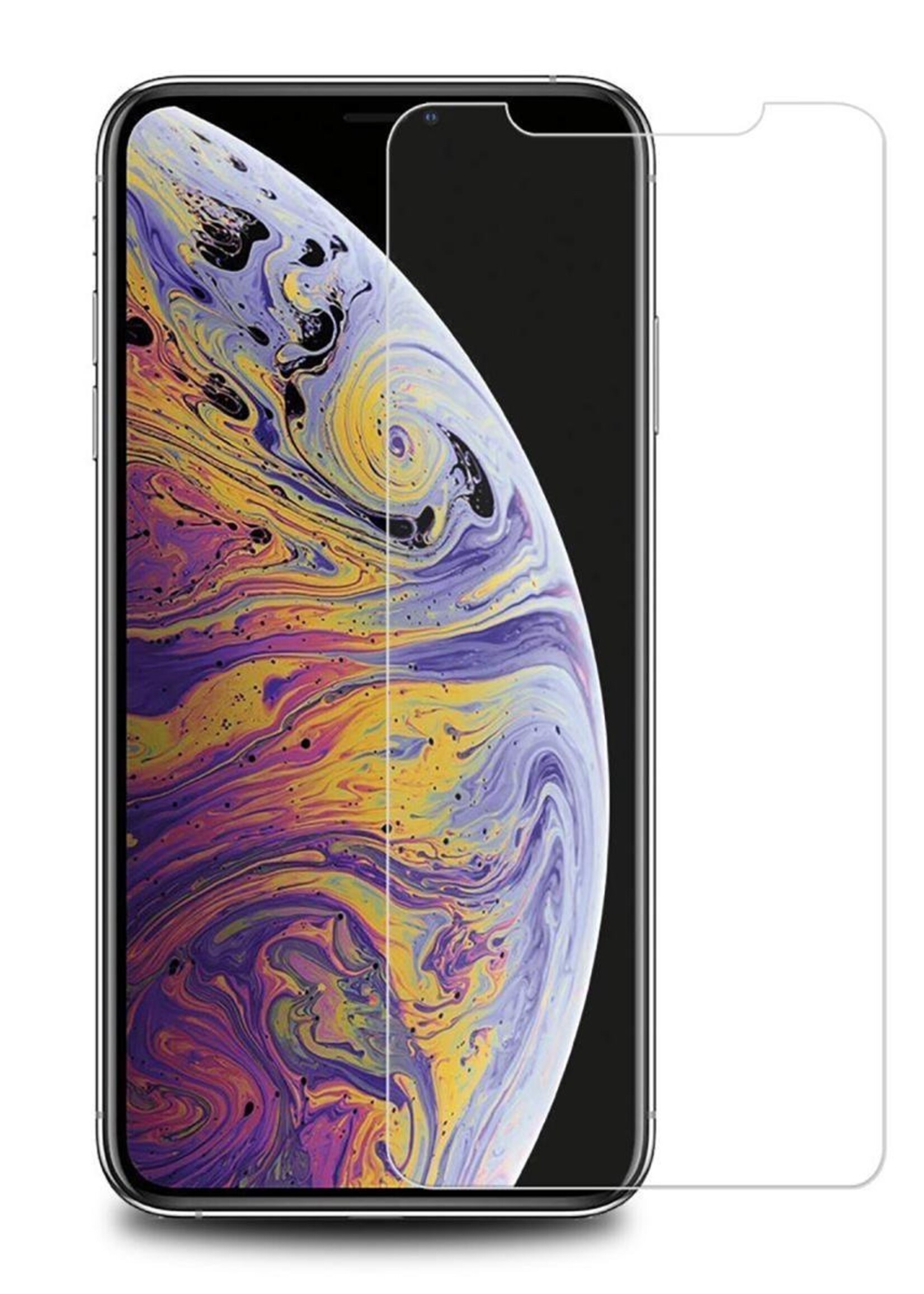 BTH Screenprotector Geschikt voor iPhone XR Screenprotector Glas Gehard Tempered Glass - Screenprotector Geschikt voor iPhone XR Screen Protector Screen Cover