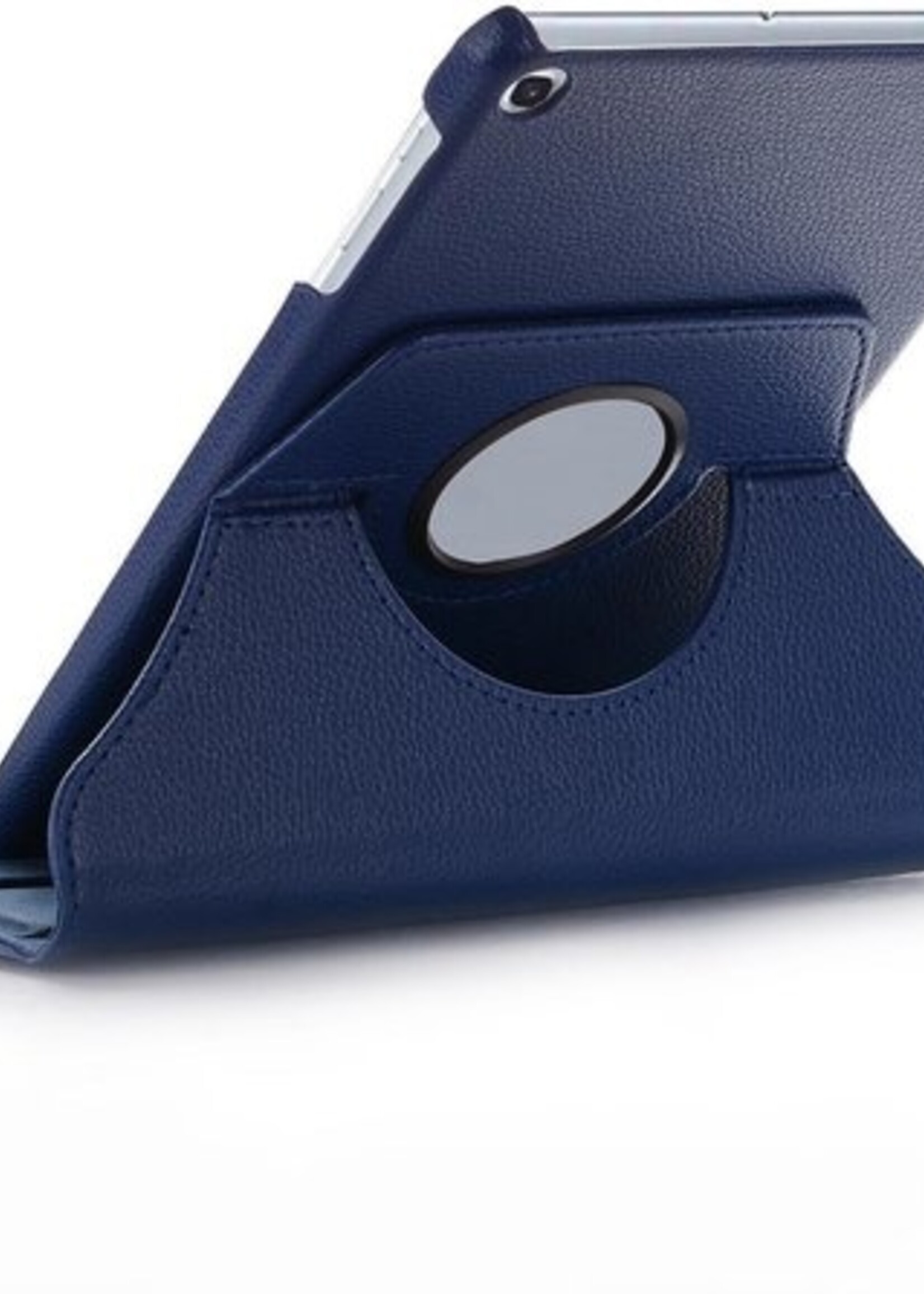 BTH Hoes Geschikt voor Samsung Galaxy Tab A 10.1 2019 Hoes Case 360 Draaibare Hoes Cover - Hoesje Geschikt voor Samsung Tab A 10.1 2019 Hoesje Draaibaar - Blauw