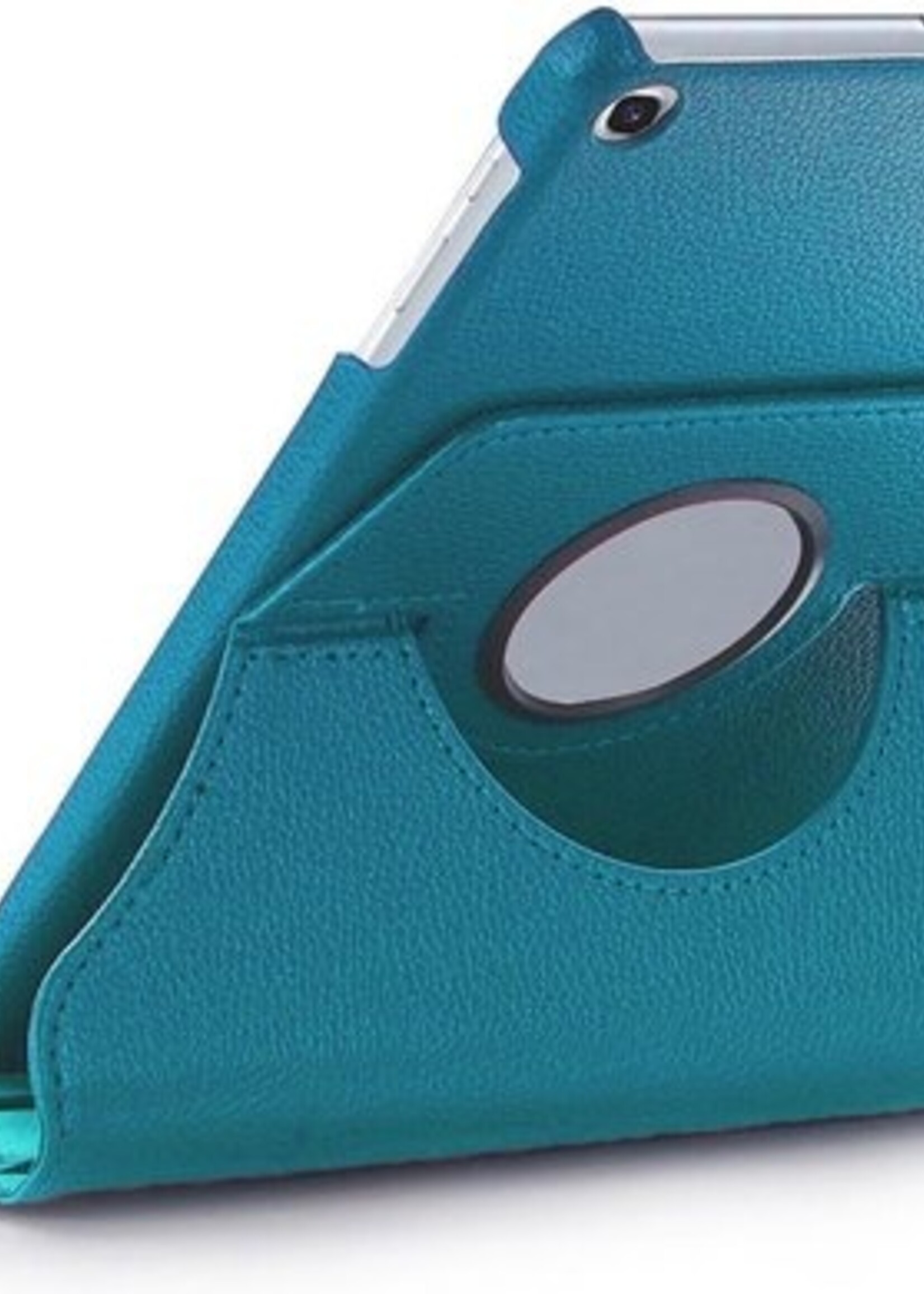 BTH Hoes Geschikt voor Samsung Galaxy Tab A 10.1 2019 Hoes Case 360 Draaibare Hoes Cover - Hoesje Geschikt voor Samsung Tab A 10.1 2019 Hoesje Draaibaar - Blauw