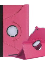 BTH BTH Samsung Galaxy Tab A 10.1 2019 Hoesje Draaibare Hoes 360 Graden Cover - Donkerroze
