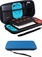 BTH BTH Bescherm Case Geschikt voor Nintendo Switch Hoesje Hard Cover - Blauw