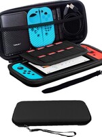 BTH BTH Bescherm Case Geschikt voor Nintendo Switch Hoesje Hard Cover - Zwart