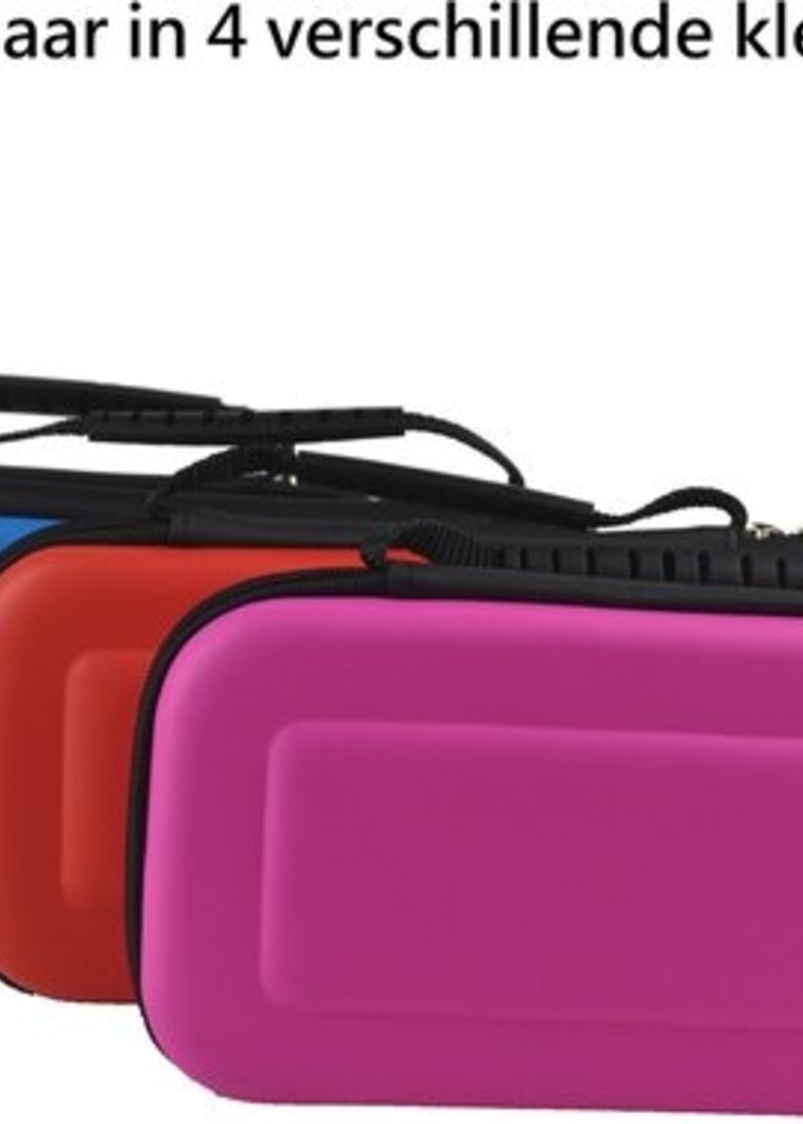BTH Hoes Geschikt voor Nintendo Switch Case Hard Cover Bescherm Hoesje - Case Geschikt voor Nintendo Switch Hoes - Roze