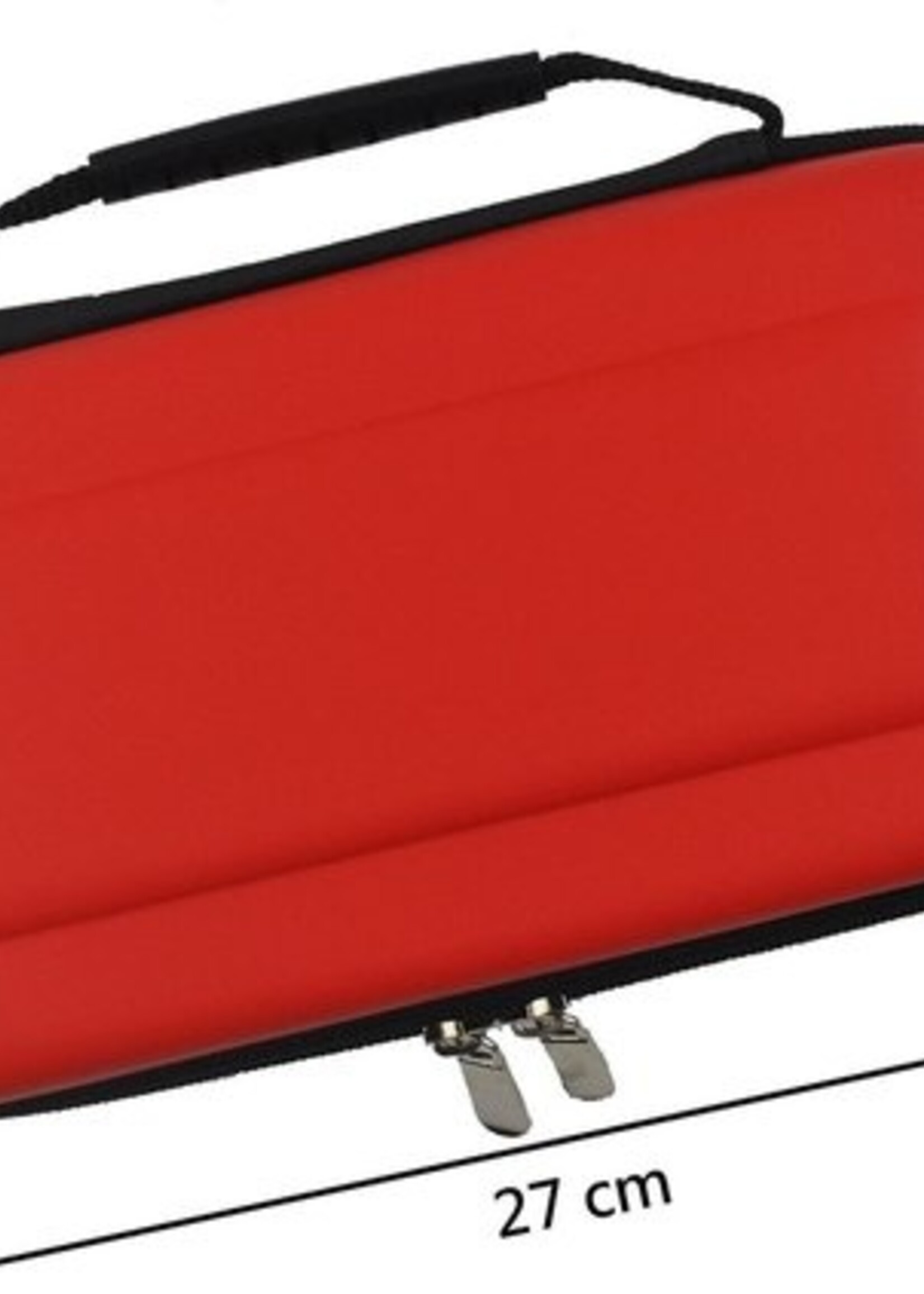 BTH Hoes Geschikt voor Nintendo Switch Case Hard Cover Bescherm Hoesje - Case Geschikt voor Nintendo Switch Hoes - Rood