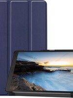 BTH BTH Samsung Galaxy Tab A 8.0 2019 Hoesje Book Case Hoes Cover Donker Blauw