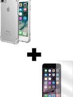 BTH BTH iPhone 6/6s Shock Hoesje Cover Case En Screenprotector Tempered Glass