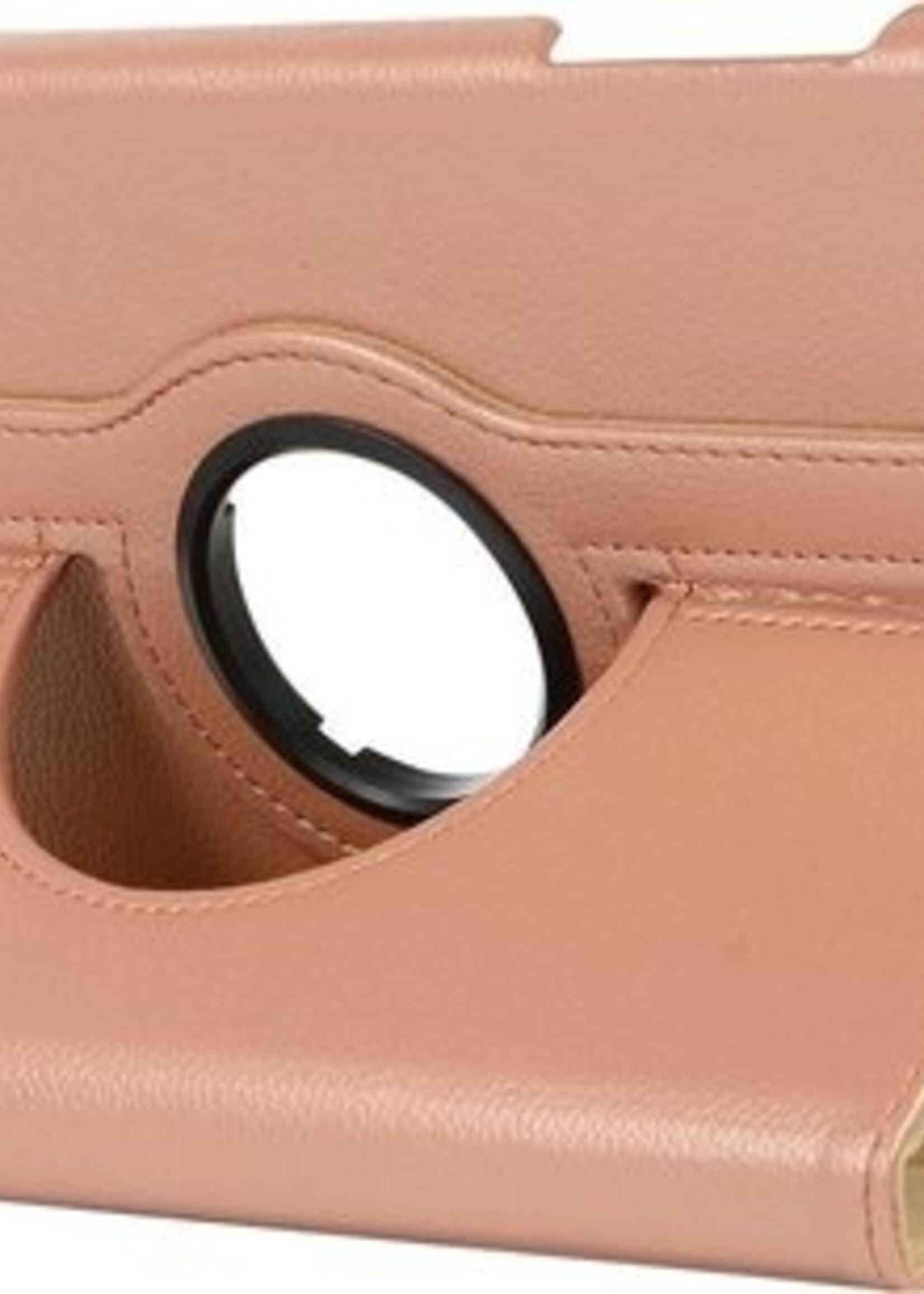BTH Hoes Geschikt voor Samsung Galaxy Tab A 10.1 2019 Hoes Case 360 Draaibare Hoes Cover - Hoesje Geschikt voor Samsung Tab A 10.1 2019 Hoesje Draaibaar - Rosé goud