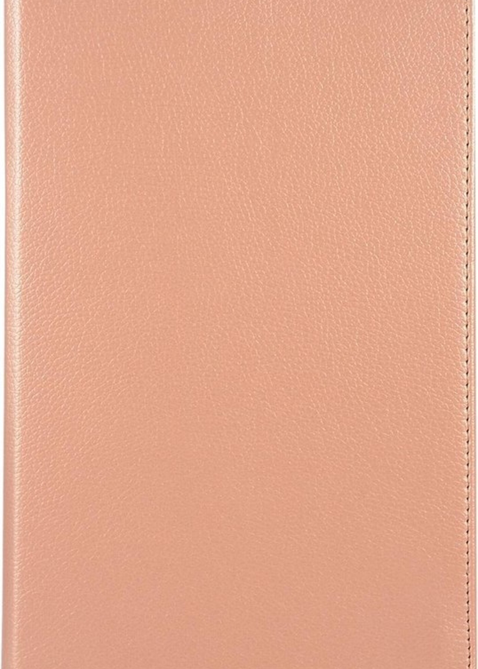 BTH Hoes Geschikt voor Samsung Galaxy Tab A 10.1 2019 Hoes Case 360 Draaibare Hoes Cover - Hoesje Geschikt voor Samsung Tab A 10.1 2019 Hoesje Draaibaar - Rosé goud