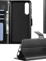 BTH BTH Samsung Galaxy A50 Flip Case Cover Flip Hoesje Book Case Hoes Zwart