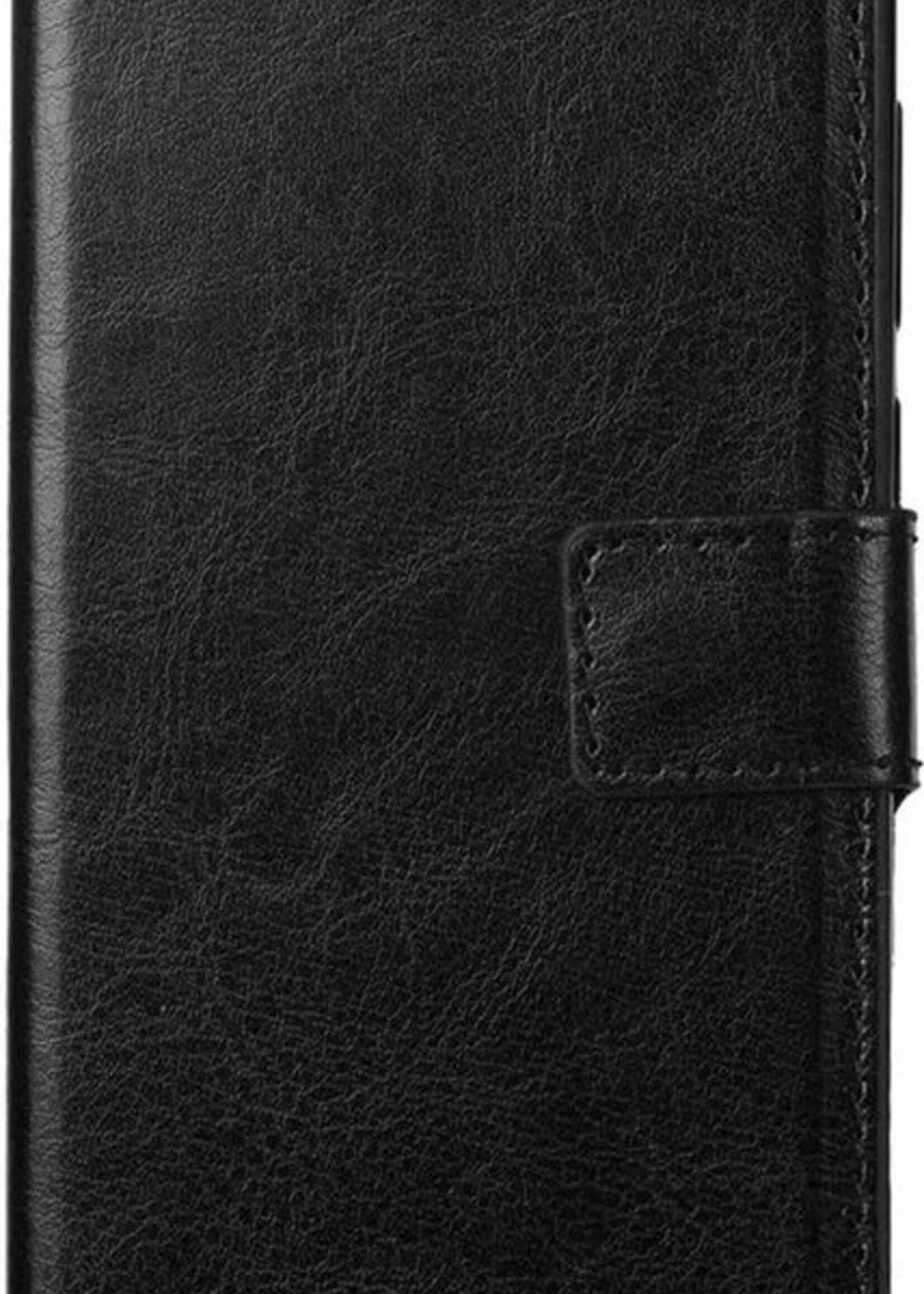 BTH Hoesje Geschikt voor Samsung Galaxy A50 Hoesje Book Case Hoes Portemonnee Cover Walletcase - Hoes Geschikt voor Samsung A50 Hoes Bookcase Hoesje - Zwart