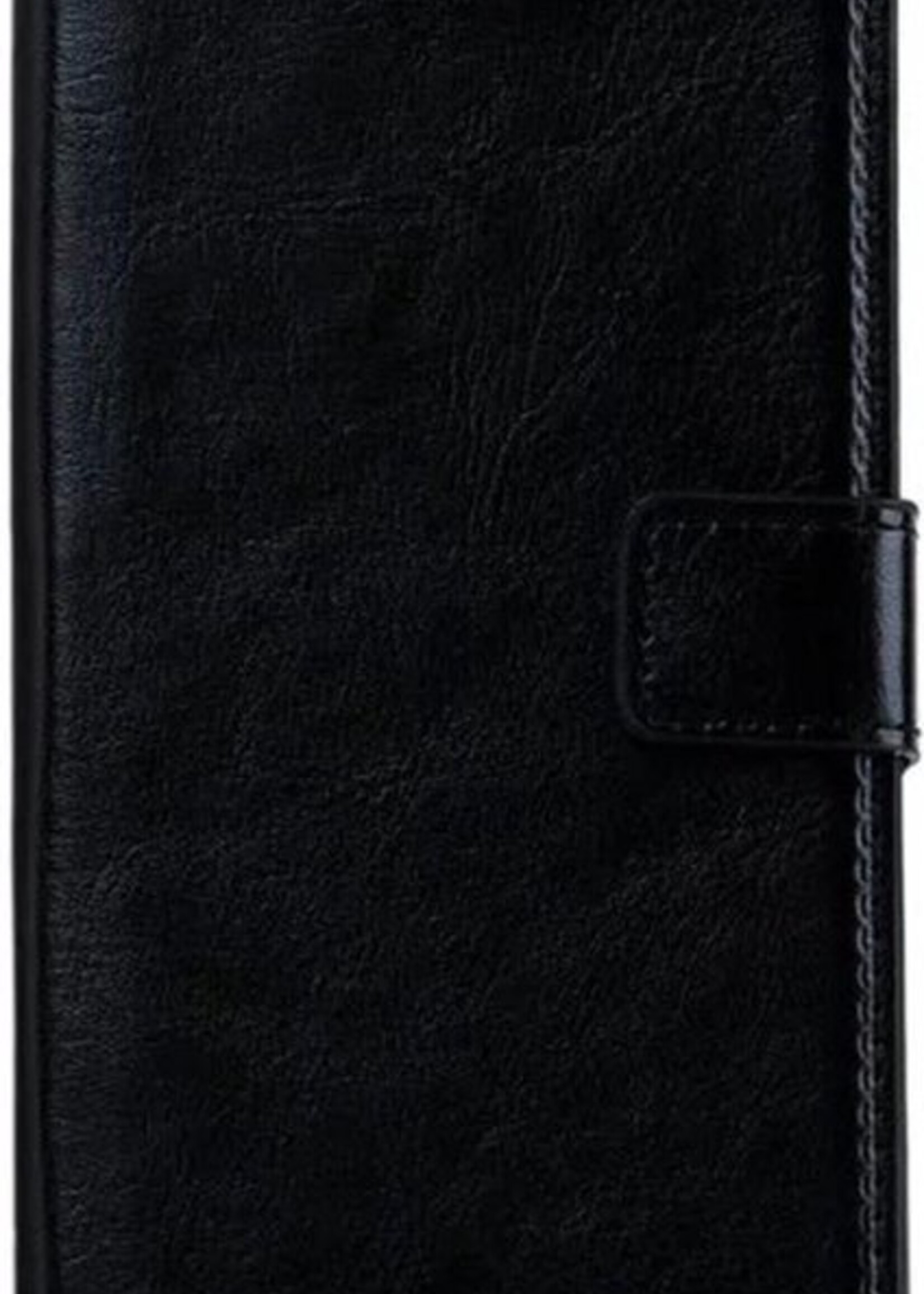 BTH Hoesje Geschikt voor iPhone 7 Hoesje Book Case Hoes Portemonnee Cover Walletcase - Hoes Geschikt voor iPhone 7 Hoes Bookcase Hoesje - Zwart