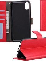 BTH BTH iPhone Xs Max Flip Case Cover Flip Hoesje Book Case Hoes – Rood