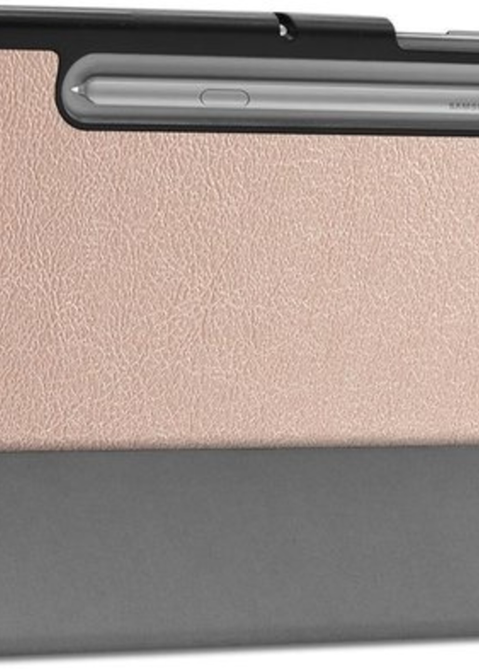 BTH Hoes Geschikt voor Samsung Galaxy Tab S6 Hoes Book Case Hoesje Trifold Cover - Hoesje Geschikt voor Samsung Tab S6 Hoesje Bookcase - Goud