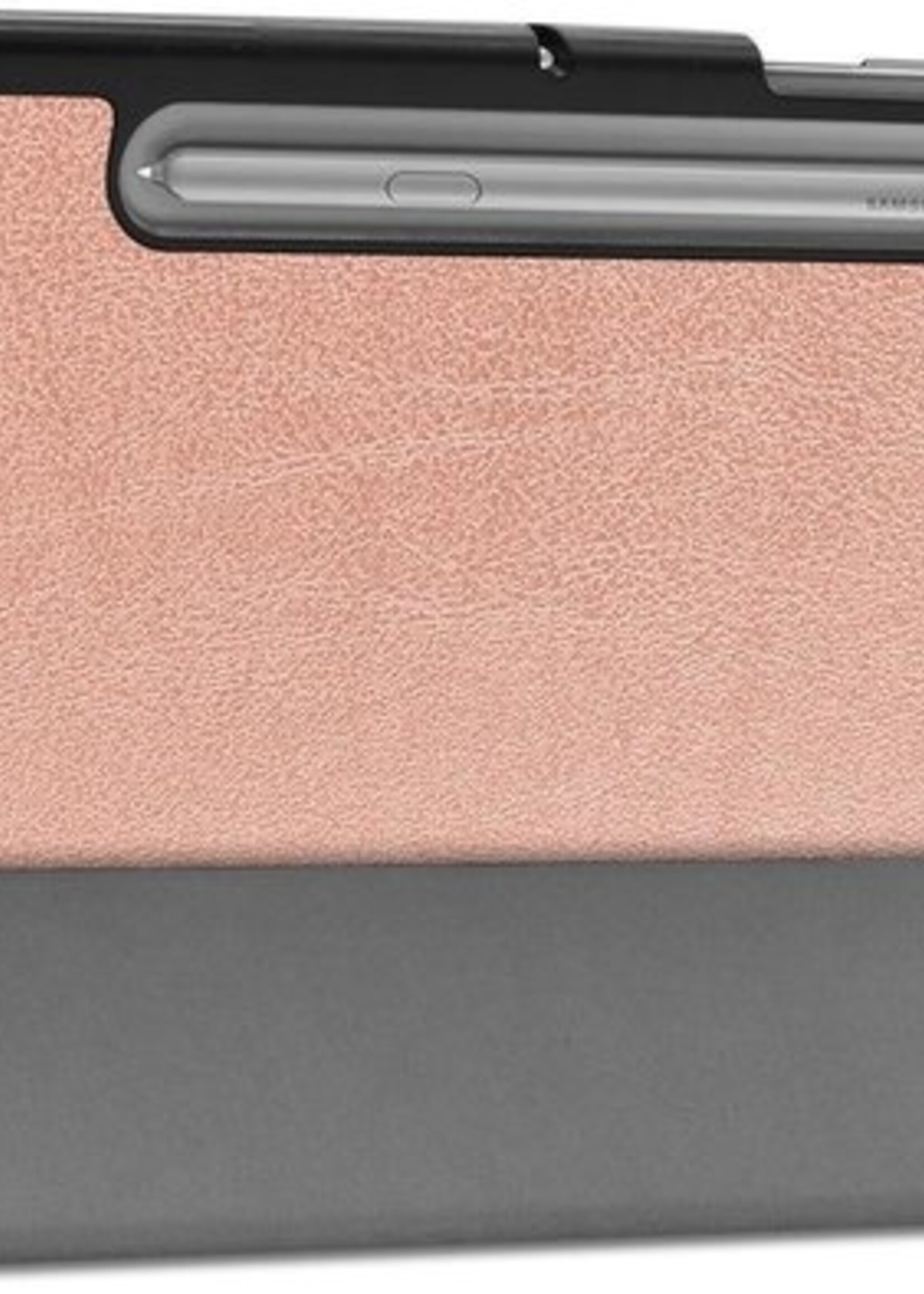 BTH Hoes Geschikt voor Samsung Galaxy Tab S6 Hoes Book Case Hoesje Trifold Cover - Hoesje Geschikt voor Samsung Tab S6 Hoesje Bookcase - Rosé goud