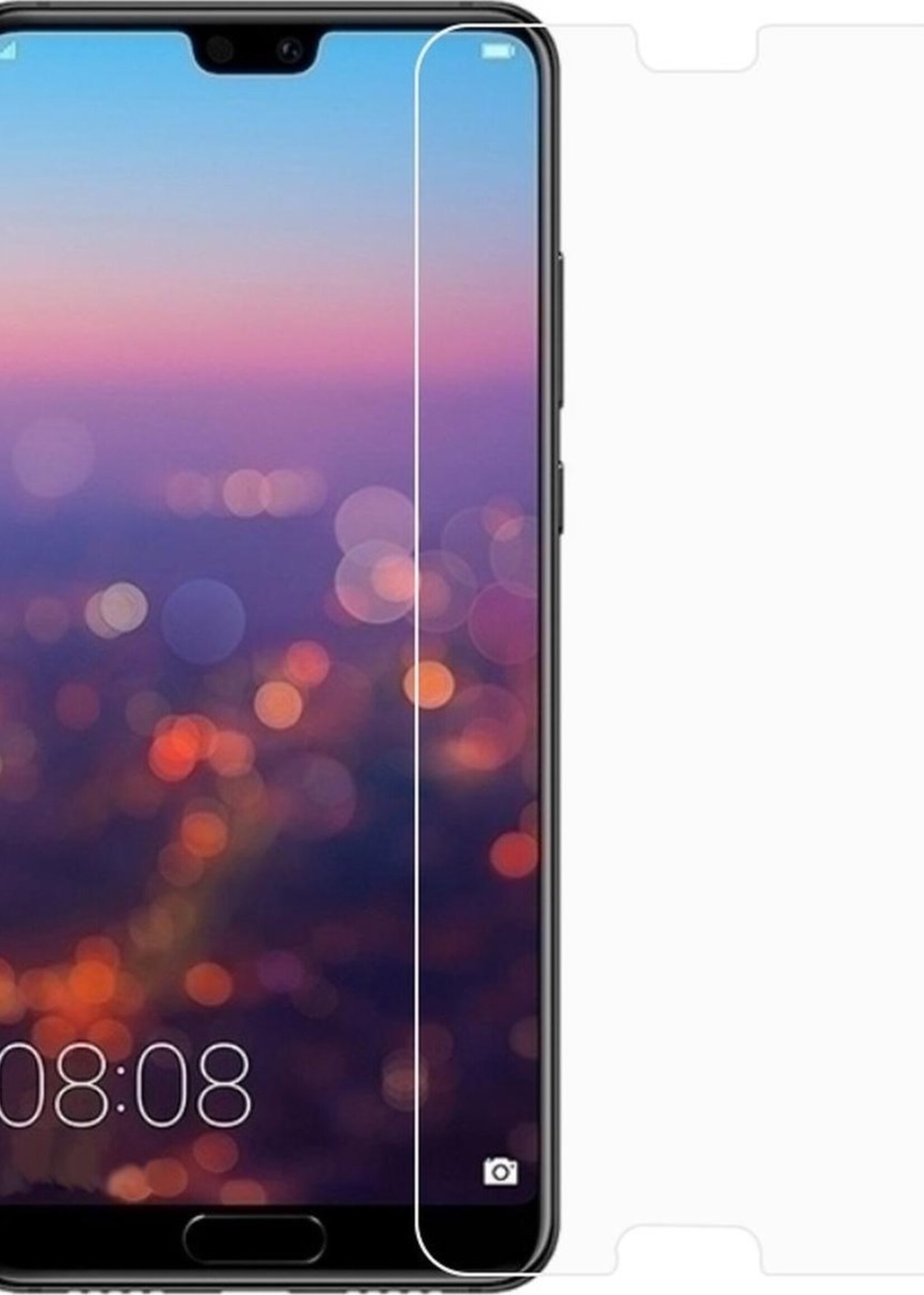 BTH Screenprotector Geschikt voor Huawei P20 Screenprotector Glas Gehard Tempered Glass - Screenprotector Geschikt voor Huawei P20 Screen Protector Screen Cover
