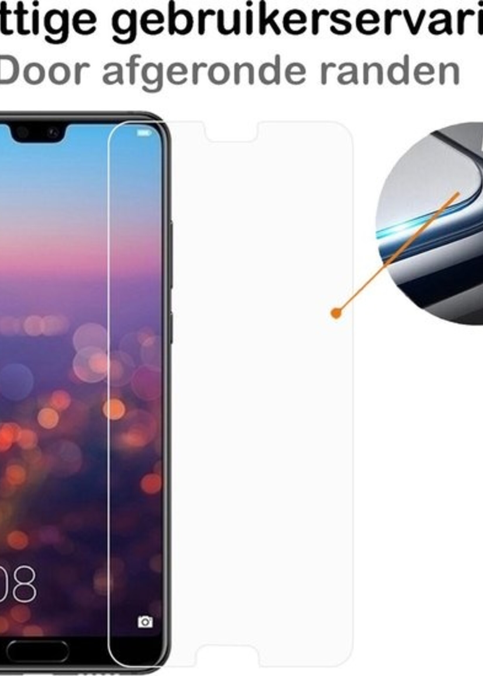 BTH Screenprotector Geschikt voor Huawei P20 Screenprotector Glas Gehard Tempered Glass - Screenprotector Geschikt voor Huawei P20 Screen Protector Screen Cover