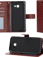 BTH BTH Samsung A5 (2017) Flip Wallet Hoesje Cover Book Case Hoes - Bruin
