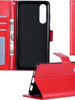 BTH BTH Samsung Galaxy A50 Flip Case Cover Flip Hoesje Book Case Hoes Rood