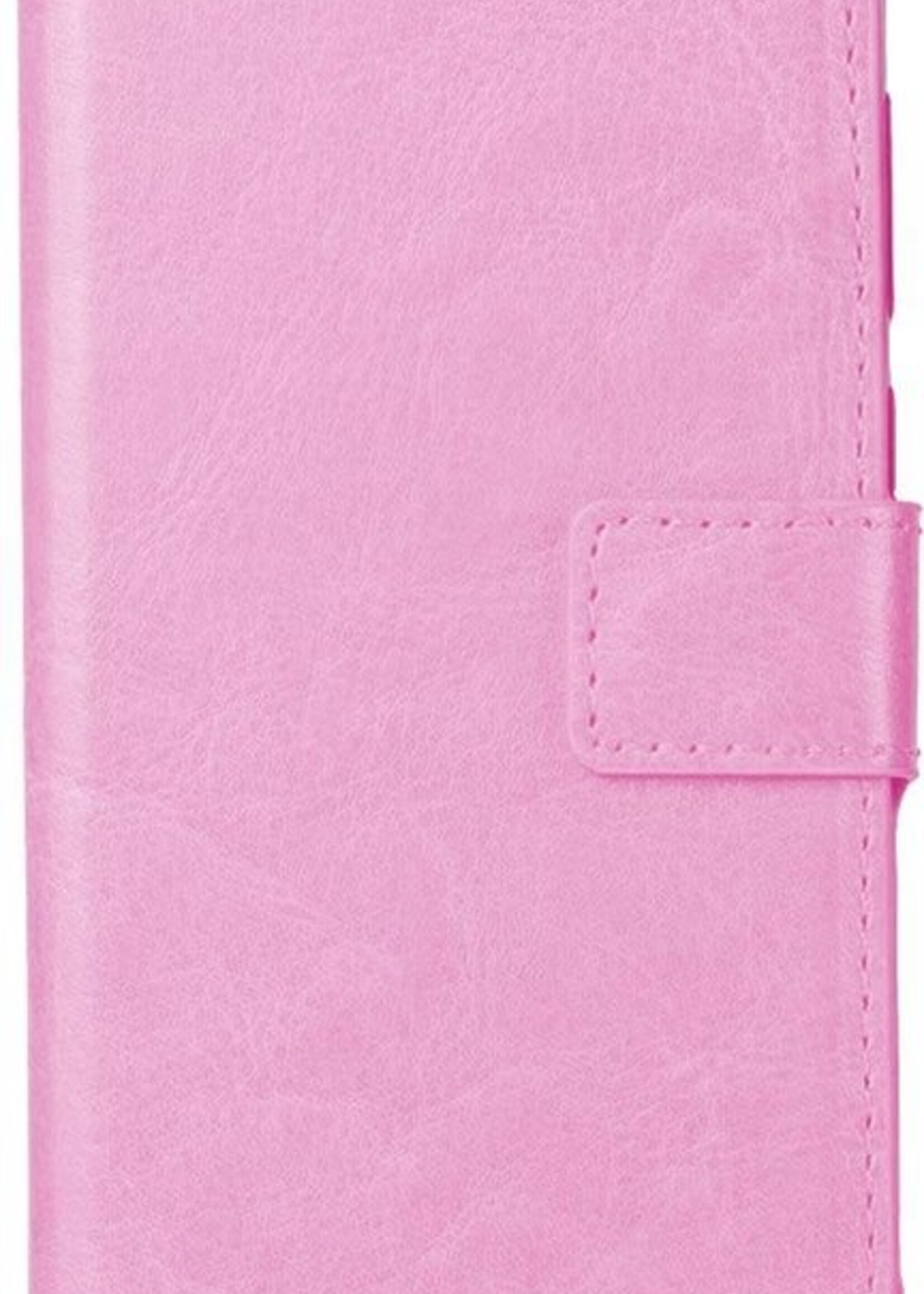 BTH Hoesje Geschikt voor Samsung Galaxy A50 Hoesje Book Case Hoes Portemonnee Cover Walletcase - Hoes Geschikt voor Samsung A50 Hoes Bookcase Hoesje - Roze