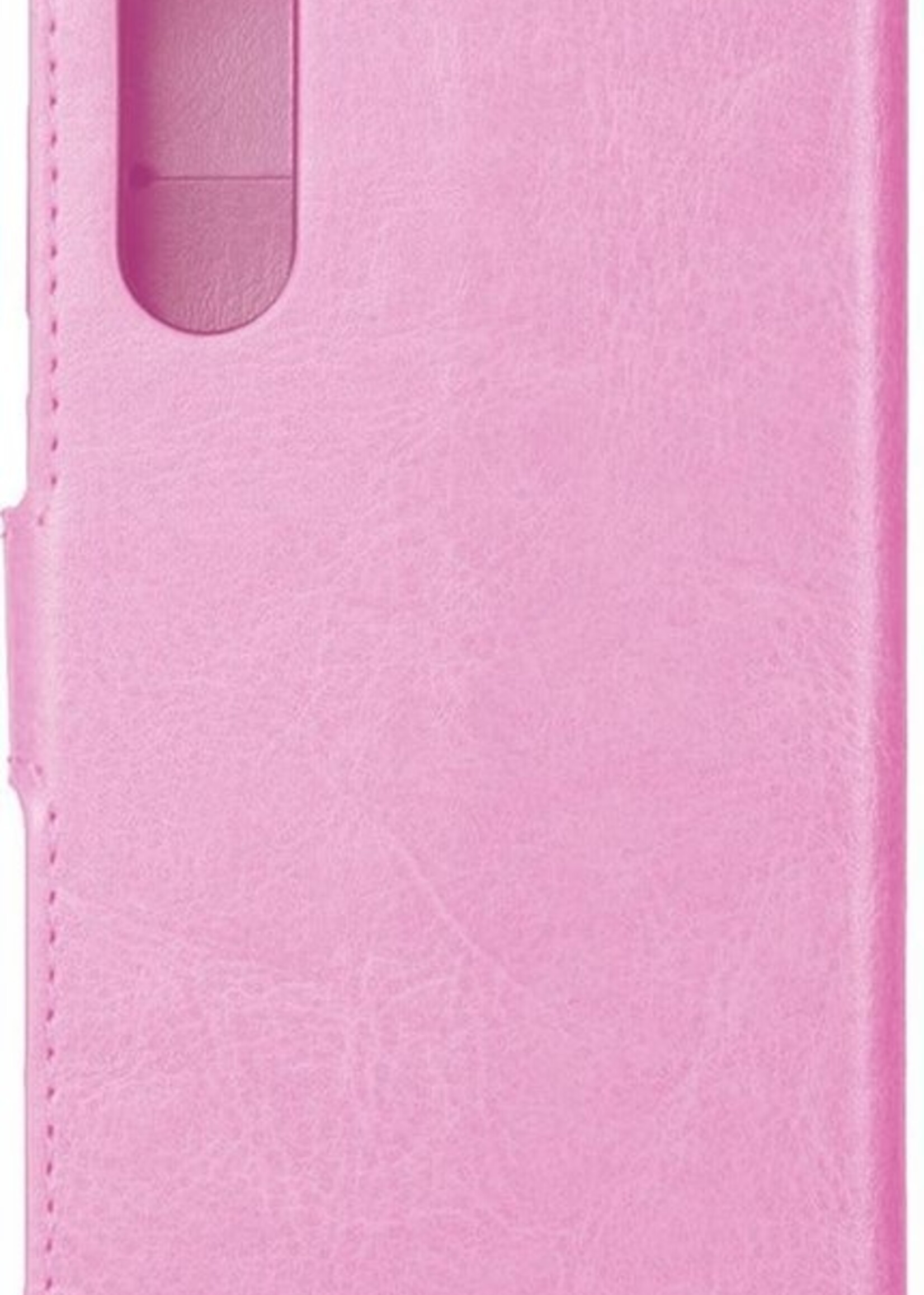 BTH Hoesje Geschikt voor Samsung Galaxy A50 Hoesje Book Case Hoes Portemonnee Cover Walletcase - Hoes Geschikt voor Samsung A50 Hoes Bookcase Hoesje - Roze