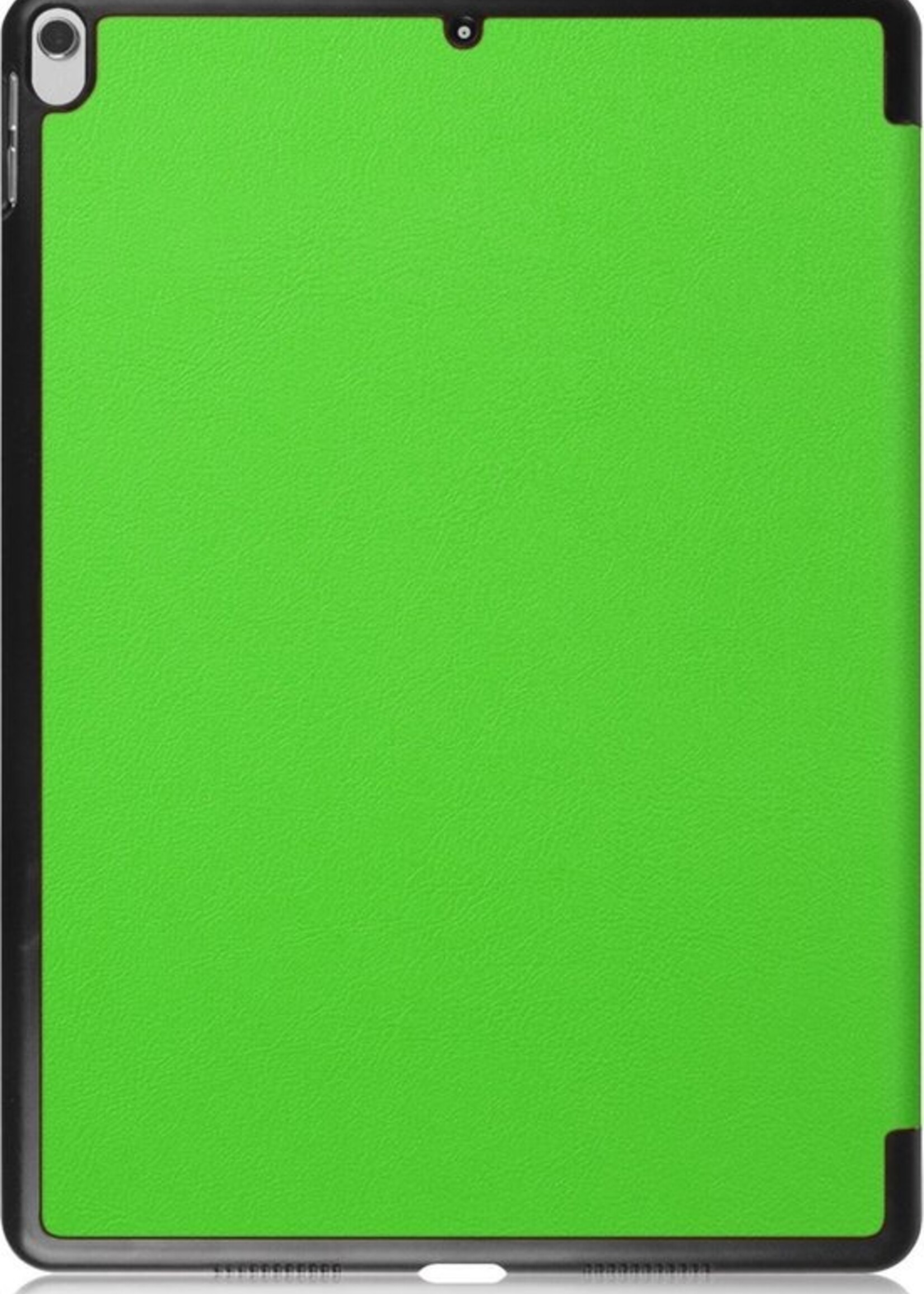 BTH Hoes Geschikt voor iPad Air 3 Hoes Book Case Hoesje Trifold Cover - Hoesje Geschikt voor iPad Air 3 Hoesje Bookcase - Groen
