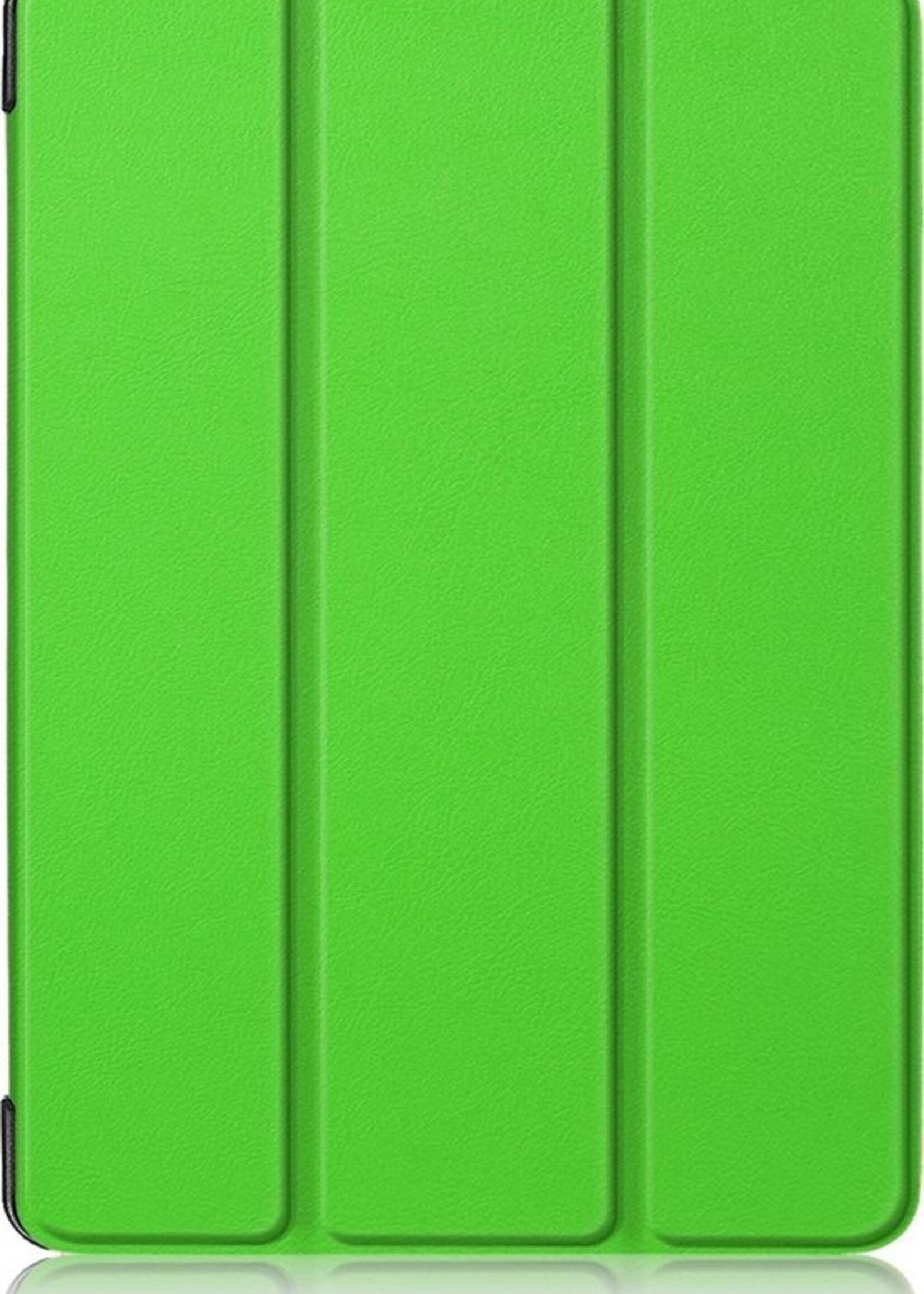 BTH Hoes Geschikt voor iPad Air 3 Hoes Book Case Hoesje Trifold Cover - Hoesje Geschikt voor iPad Air 3 Hoesje Bookcase - Groen