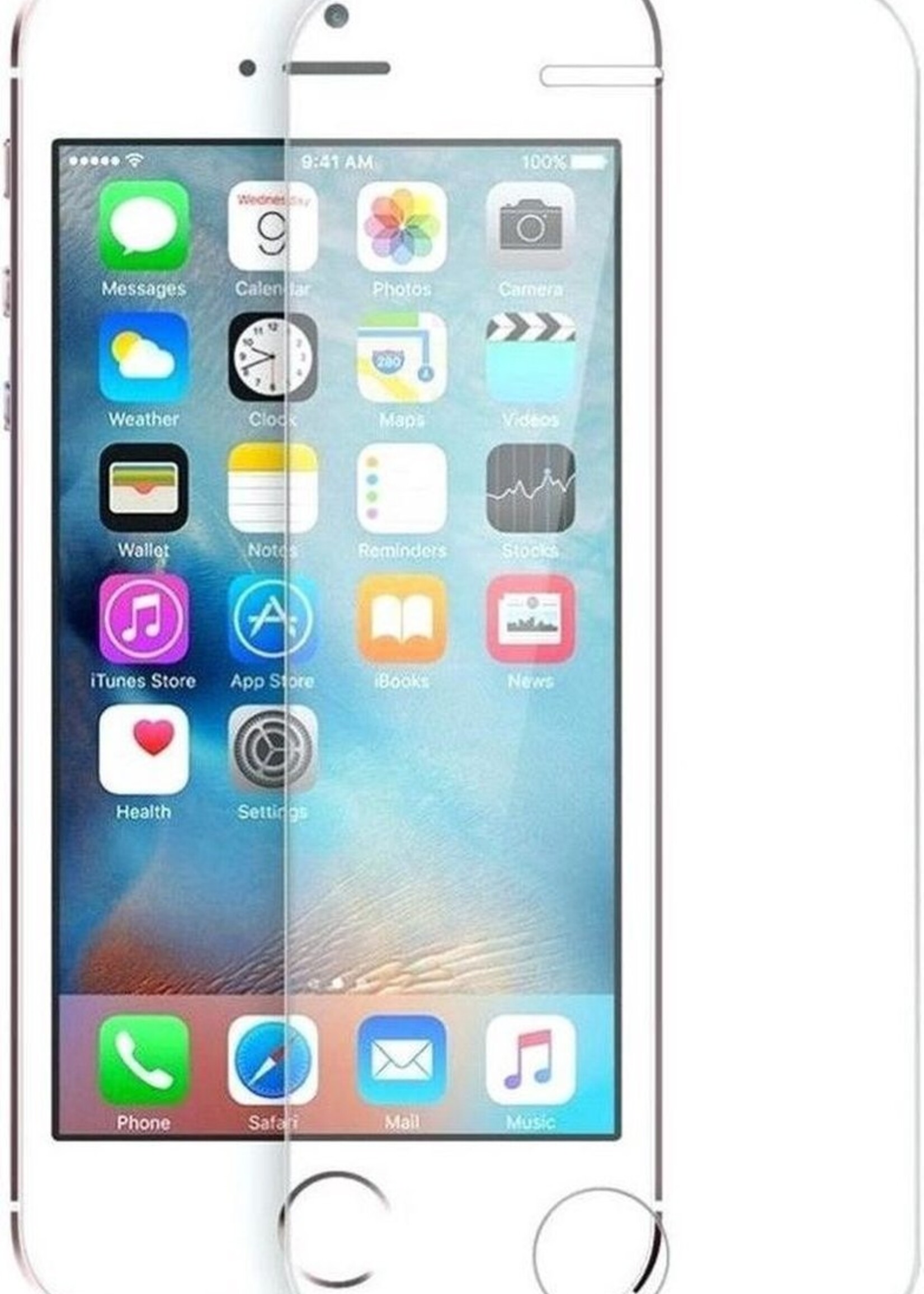 BTH Screenprotector Geschikt voor iPhone 4/4s Screenprotector Glas Gehard Tempered Glass - Screenprotector Geschikt voor iPhone 4/4s Screen Protector Screen Cover