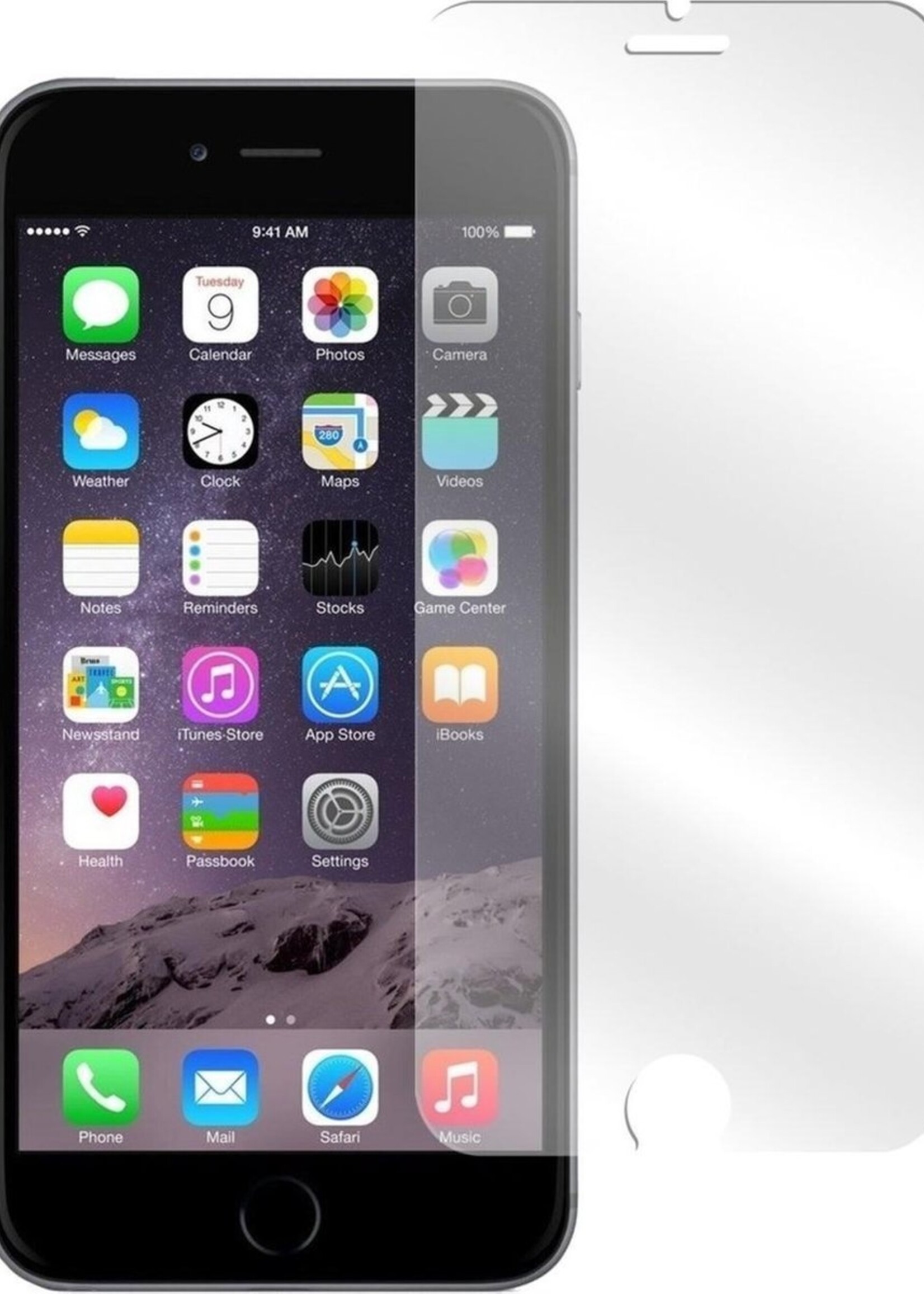 BTH Screenprotector Geschikt voor iPhone 7 Screenprotector Glas Gehard Tempered Glass - Screenprotector Geschikt voor iPhone 7 Screen Protector Screen Cover