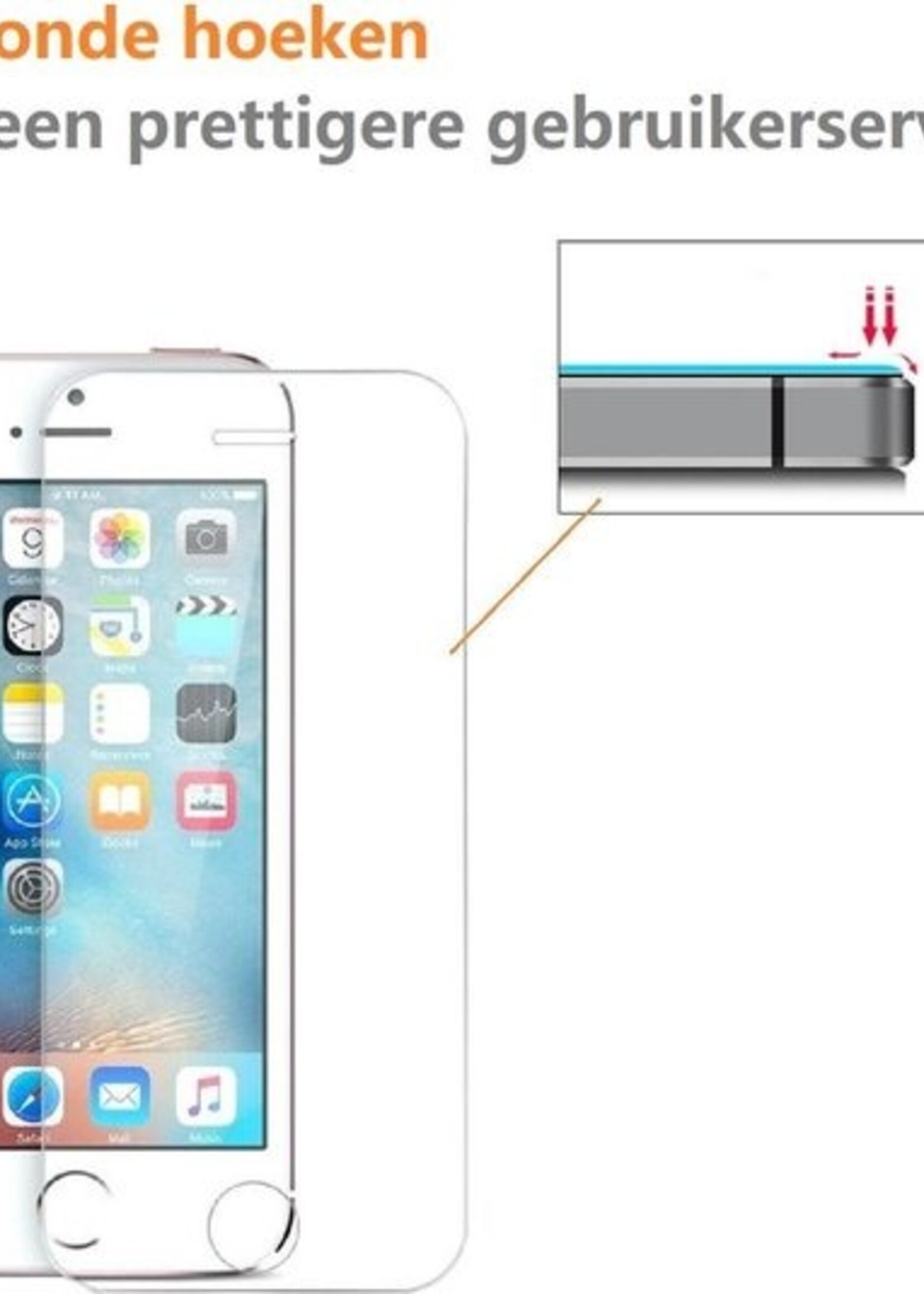 BTH Screenprotector Geschikt voor iPhone 4 Screenprotector Glas Gehard Tempered Glass - Screenprotector Geschikt voor iPhone 4 Screen Protector Screen Cover - 2 PACK