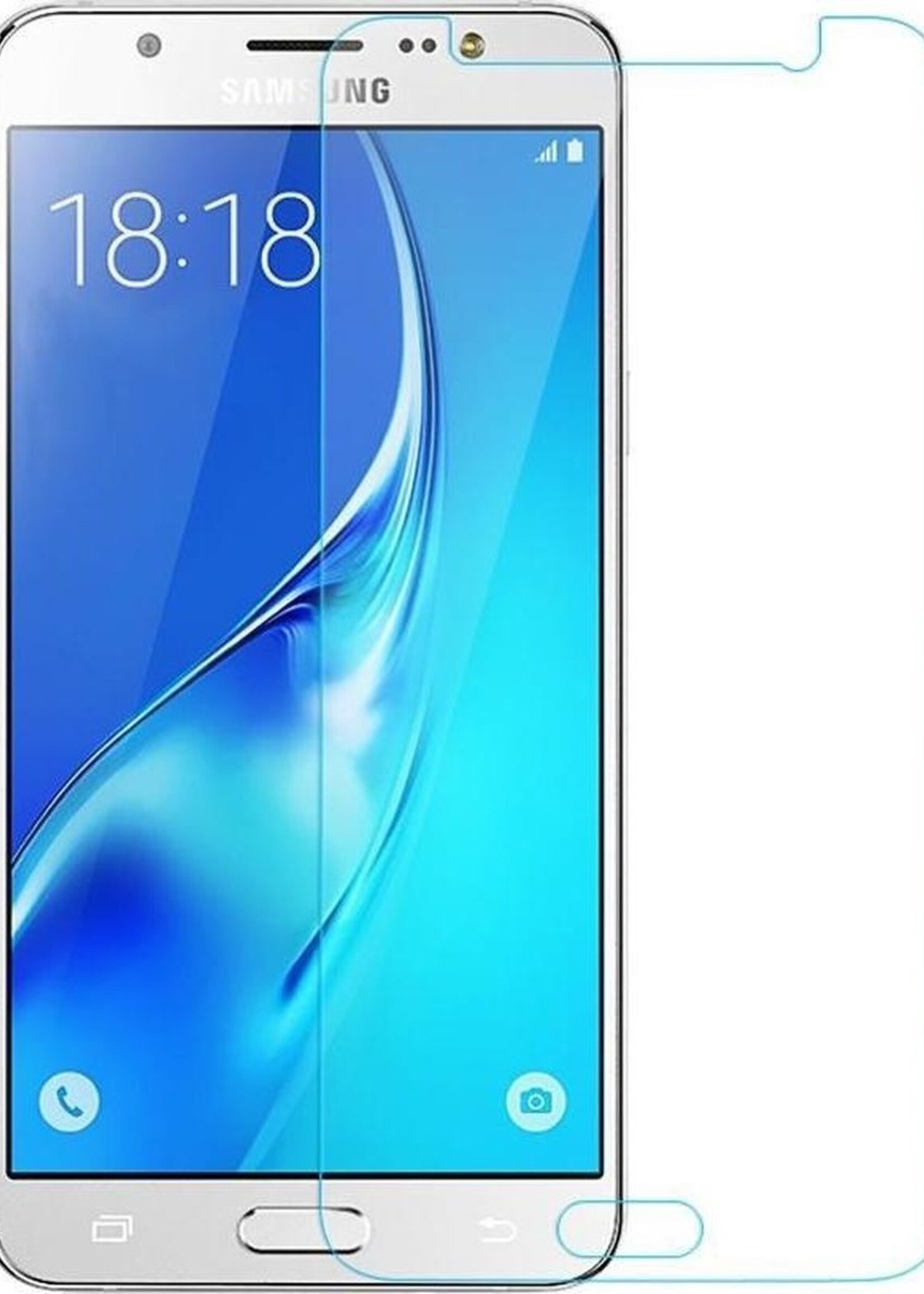 BTH Screenprotector Geschikt voor Samsung J5 2016 Screenprotector Glas Gehard Tempered Glass - Screenprotector Geschikt voor Samsung Galaxy J5 2016 Screen Protector Screen Cover