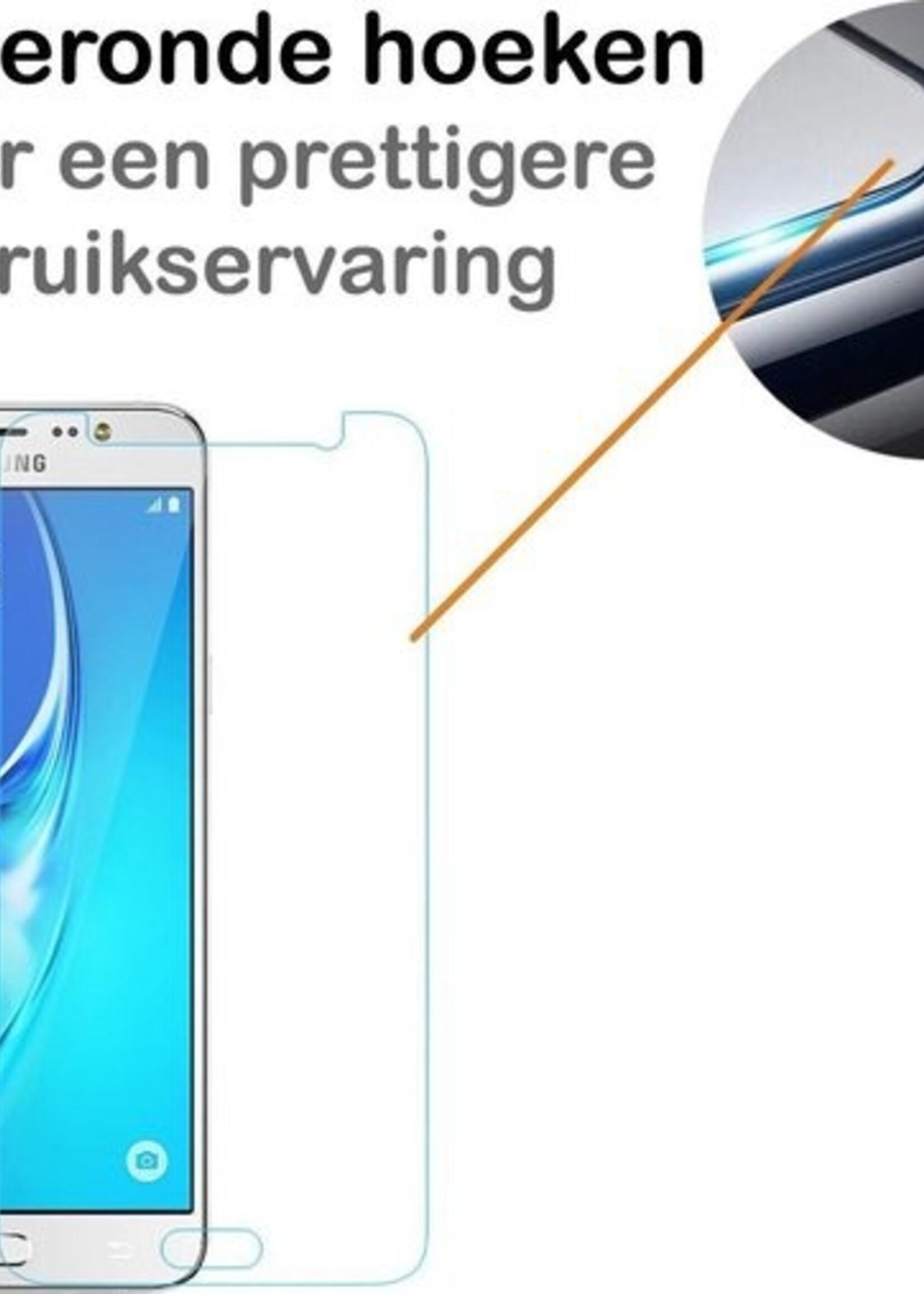 BTH Screenprotector Geschikt voor Samsung J5 2016 Screenprotector Glas Gehard Tempered Glass - Screenprotector Geschikt voor Samsung Galaxy J5 2016 Screen Protector Screen Cover