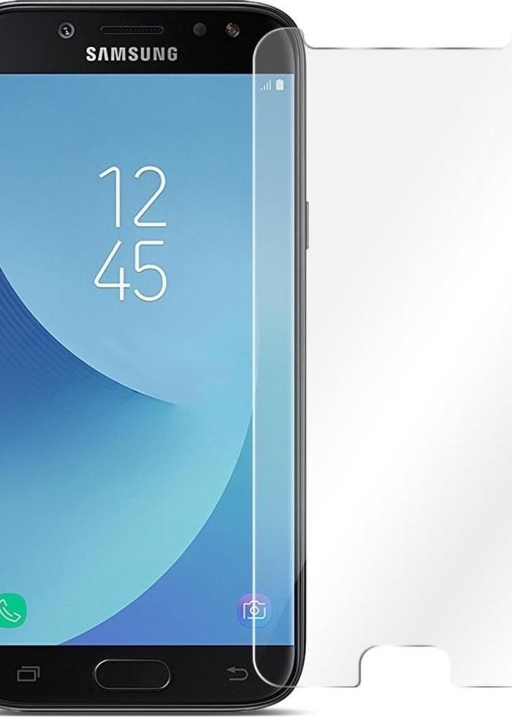 BTH Screenprotector Geschikt voor Samsung J3 2017 Screenprotector Glas Gehard Tempered Glass - Screenprotector Geschikt voor Samsung Galaxy J3 2017 Screen Protector Screen Cover