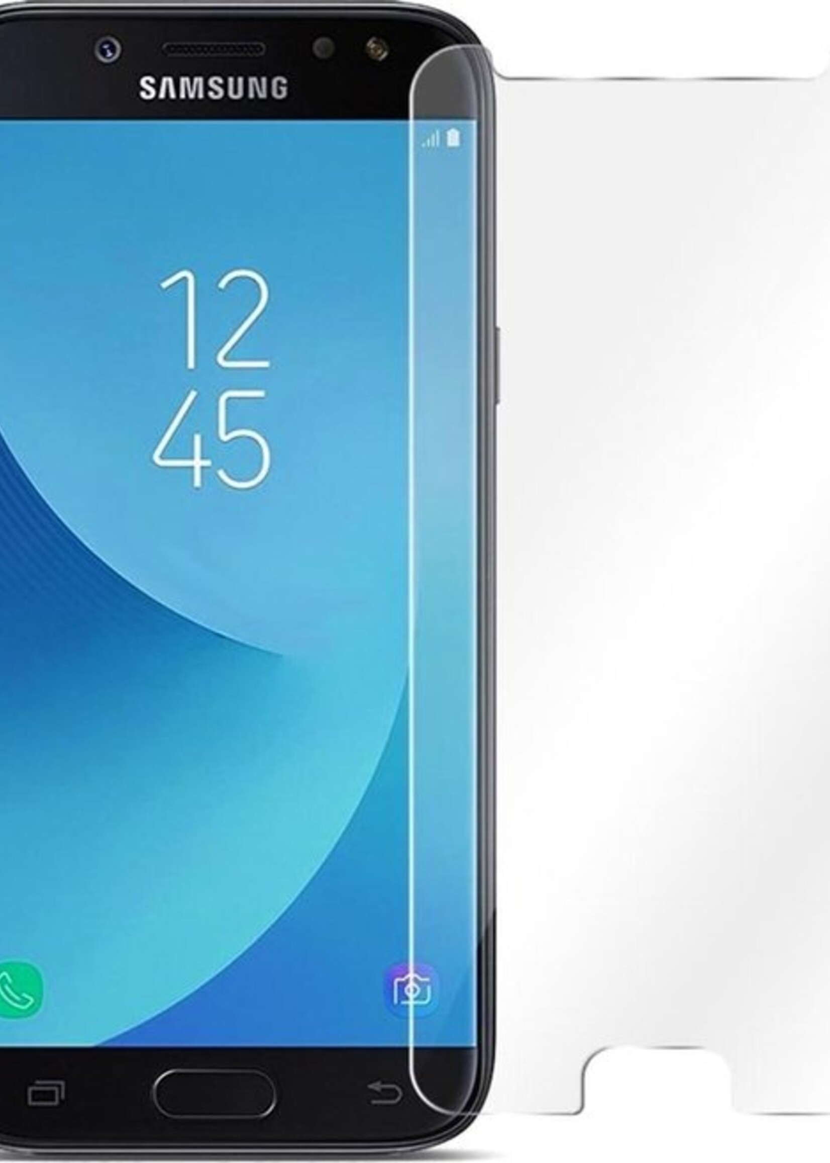 BTH Screenprotector Geschikt voor Samsung J3 2017 Screenprotector Glas Gehard Tempered Glass - Screenprotector Geschikt voor Samsung Galaxy J3 2017 Screen Protector Screen Cover