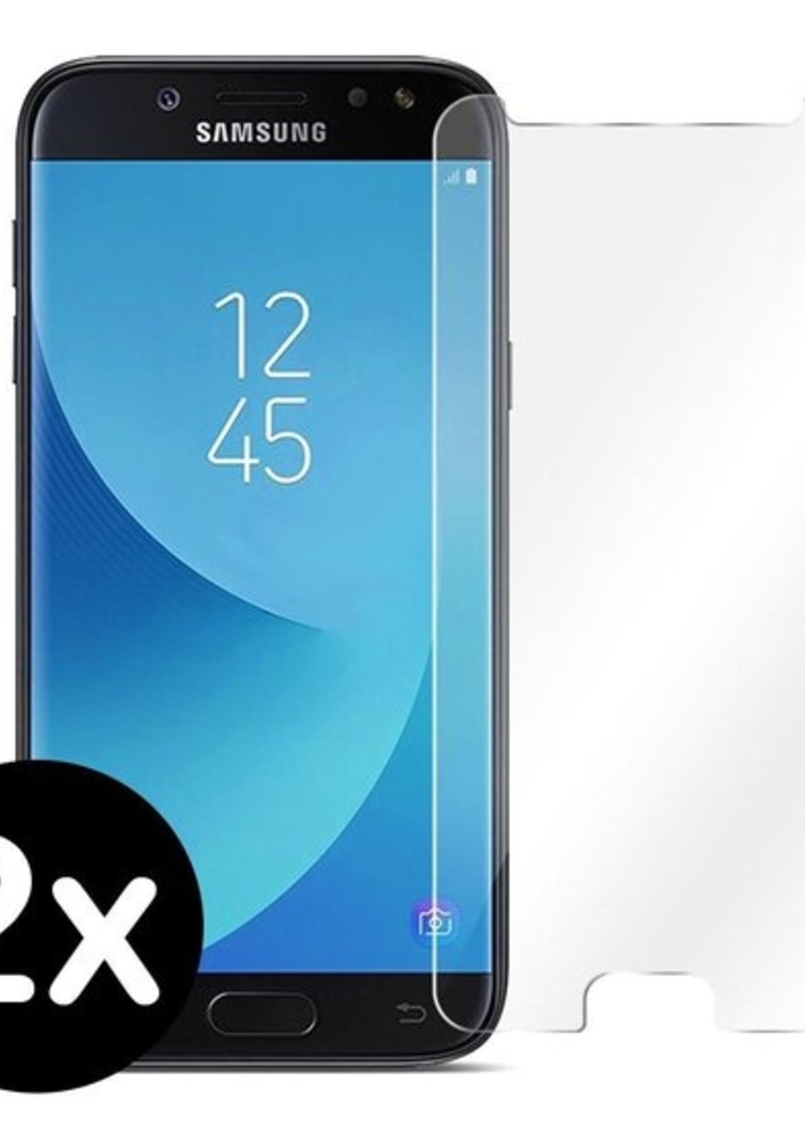 BTH Screenprotector Geschikt voor Samsung J3 2017 Screenprotector Glas Gehard Tempered Glass - Screenprotector Geschikt voor Samsung Galaxy J3 2017 Screen Protector Screen Cover - 2 PACK