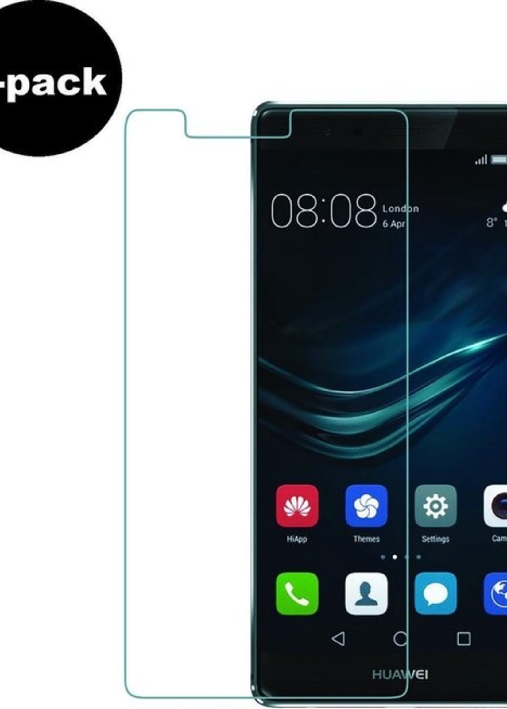 BTH Screenprotector Geschikt voor Huawei P9 Screenprotector Glas Gehard Tempered Glass - Screenprotector Geschikt voor Huawei P9 Screen Protector Screen Cover