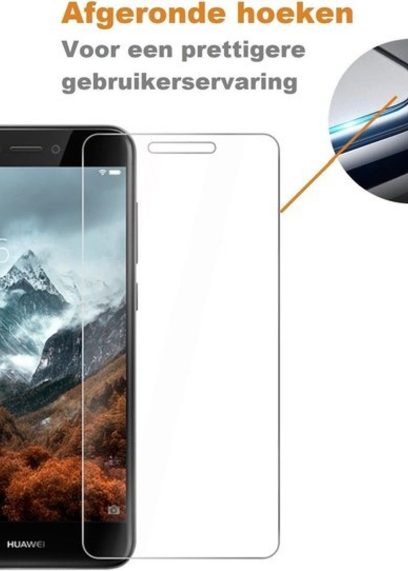 BTH Screenprotector Geschikt voor Huawei P8/P9 Lite 2017 Screenprotector Glas Gehard Tempered Glass - Screenprotector Geschikt voor Huawei P8/P9 Lite 2017 Screen Protector Screen Cover