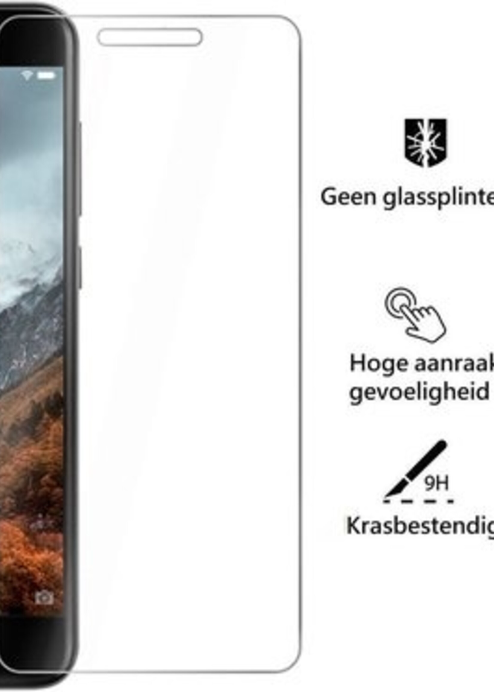 BTH Screenprotector Geschikt voor Huawei P8/P9 Lite 2017 Screenprotector Glas Gehard Tempered Glass - Screenprotector Geschikt voor Huawei P8/P9 Lite 2017 Screen Protector Screen Cover