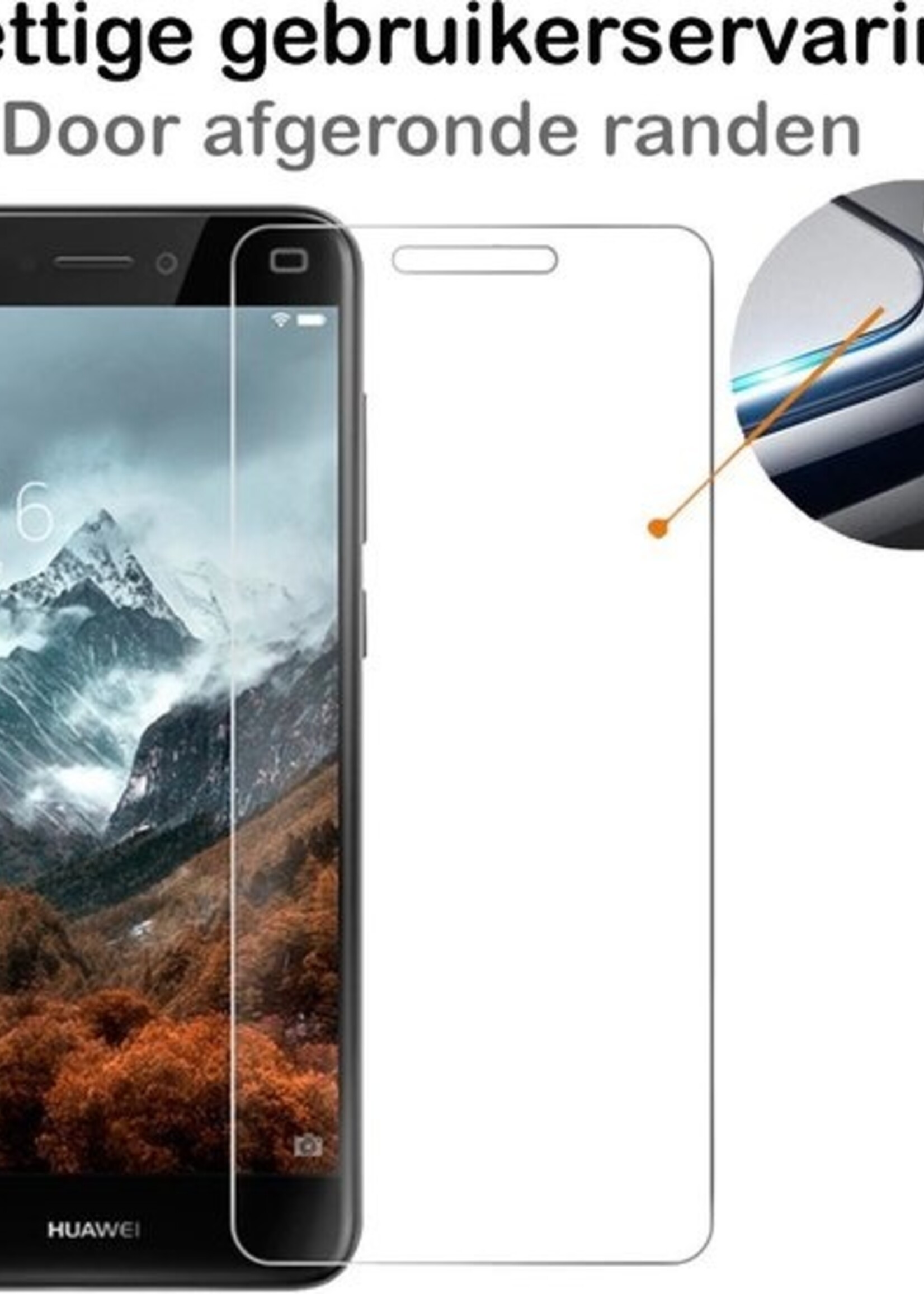 BTH Screenprotector Geschikt voor Huawei P8 Lite 2017 Screenprotector Glas Gehard Tempered Glass - Screenprotector Geschikt voor Huawei P8 Lite (2017) Screen Protector Screen Cover - 2 PACK